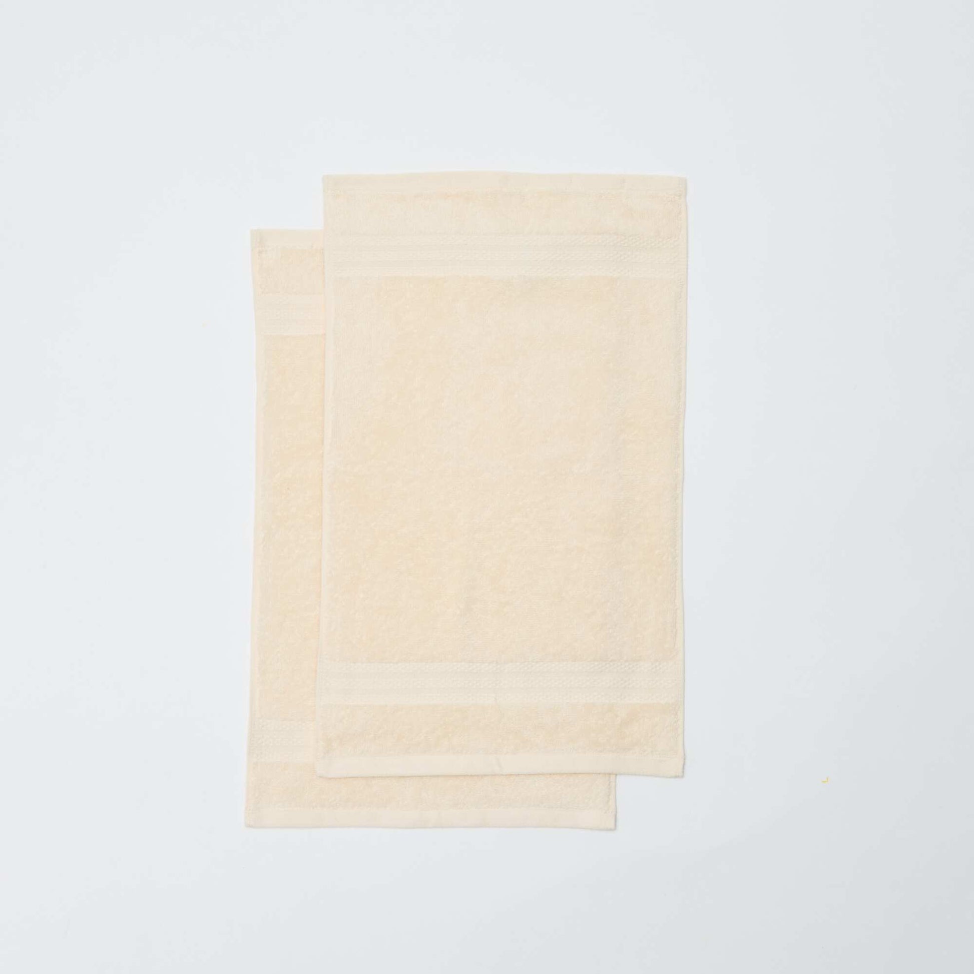 Serviettes invités (30x50 cm) - Kiabi Home BLANC