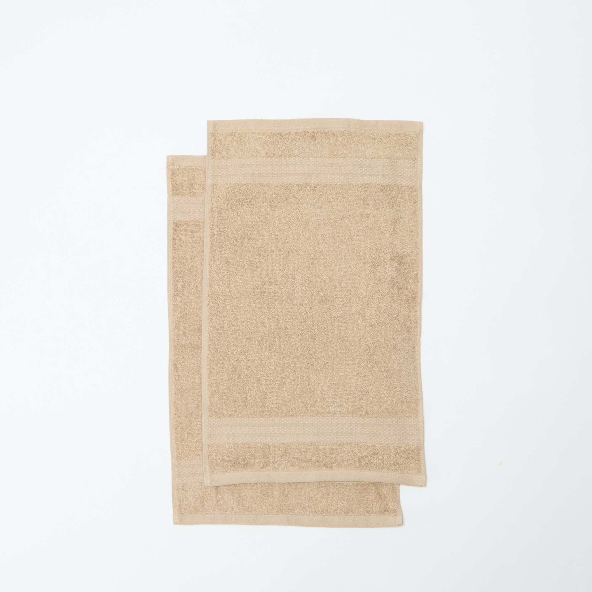 Serviettes invités (30x50 cm) - Kiabi Home BEIGE