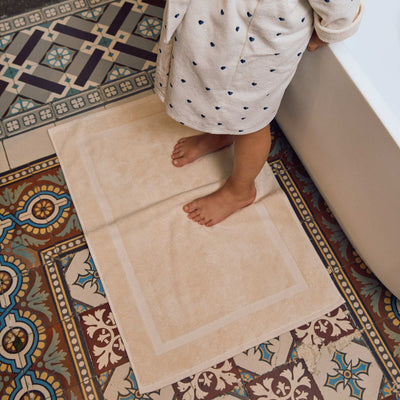 Tapis de bain 80 x 50 cm BLANC