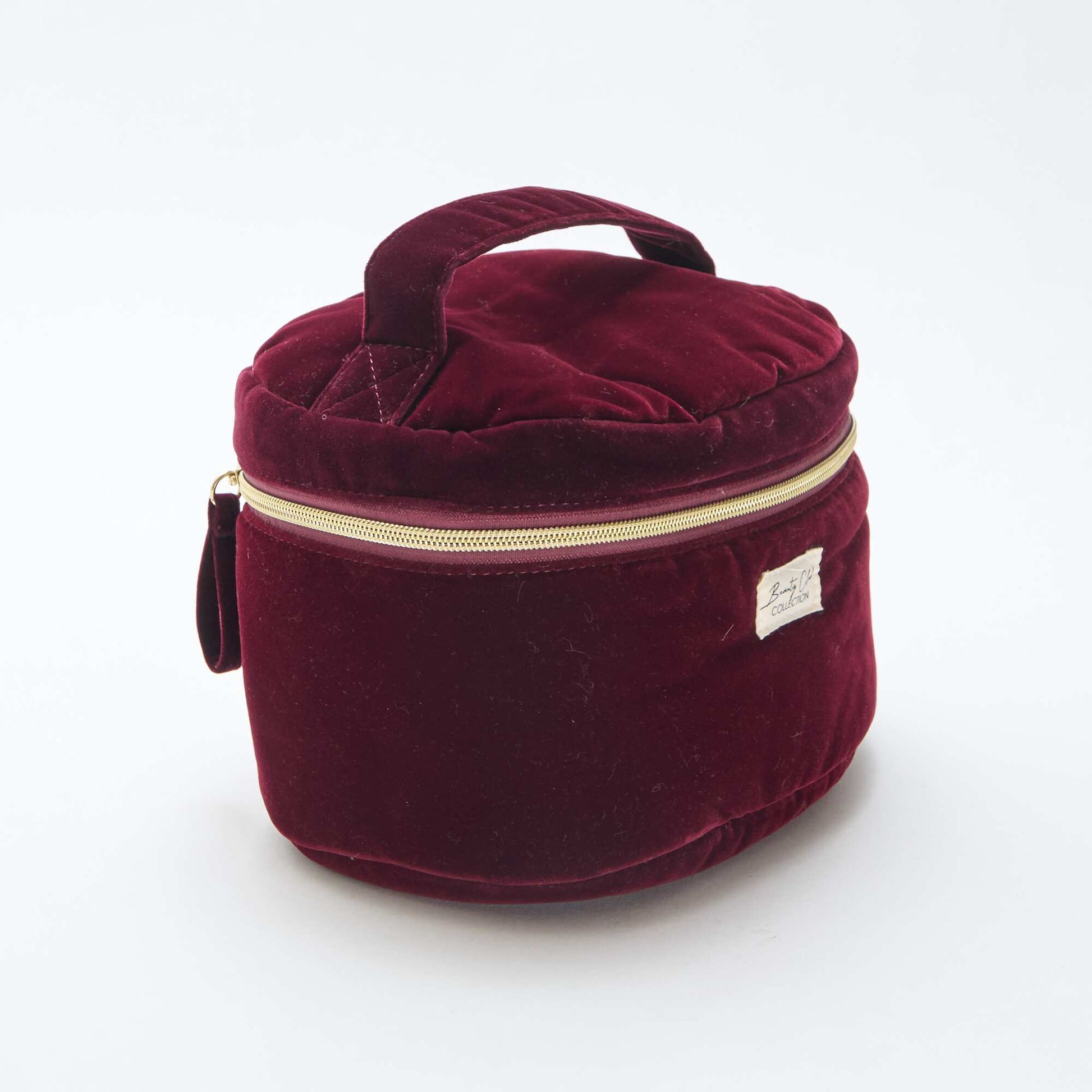 Trousse Vanity en velours ROUGE