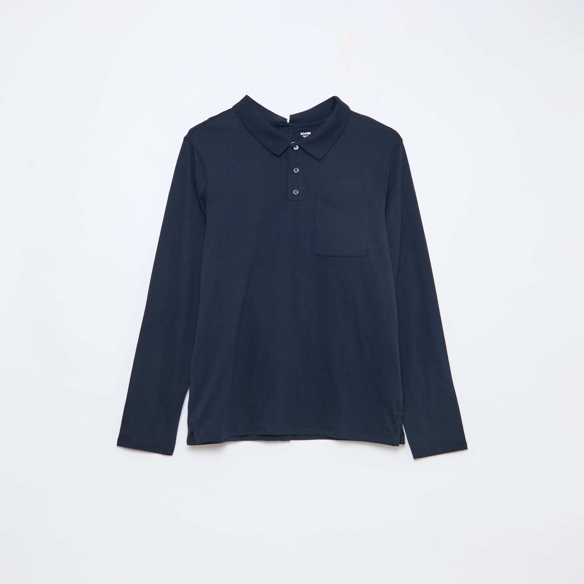 Polo manches longues - So Easy BLEU