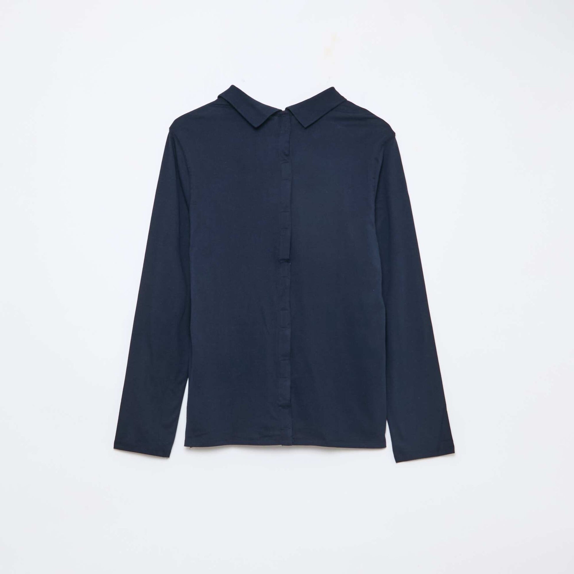 Polo manches longues - So Easy BLEU