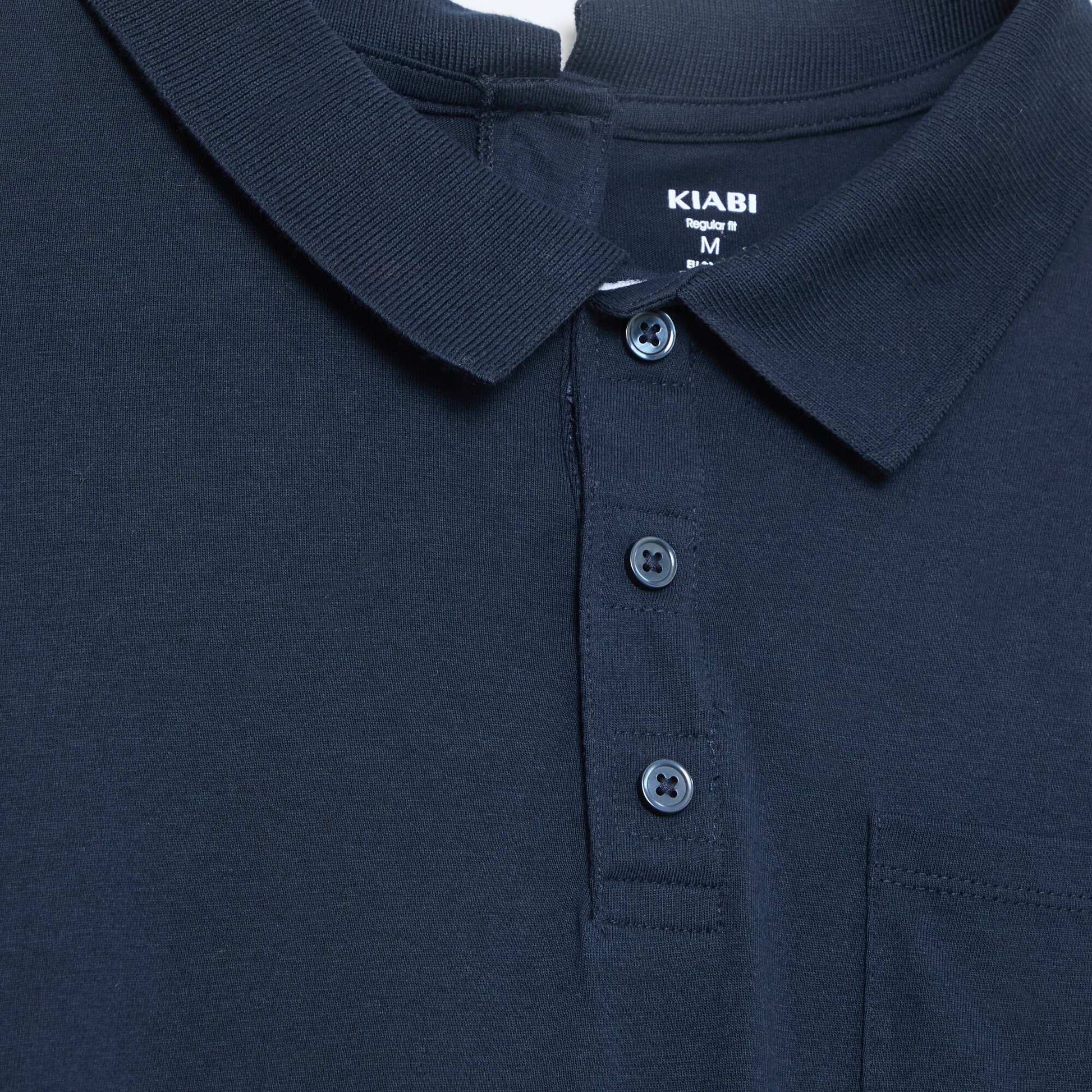 Polo manches longues - So Easy BLEU