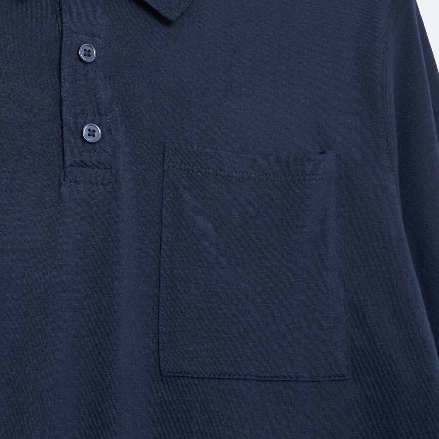 Polo manches longues - So Easy BLEU