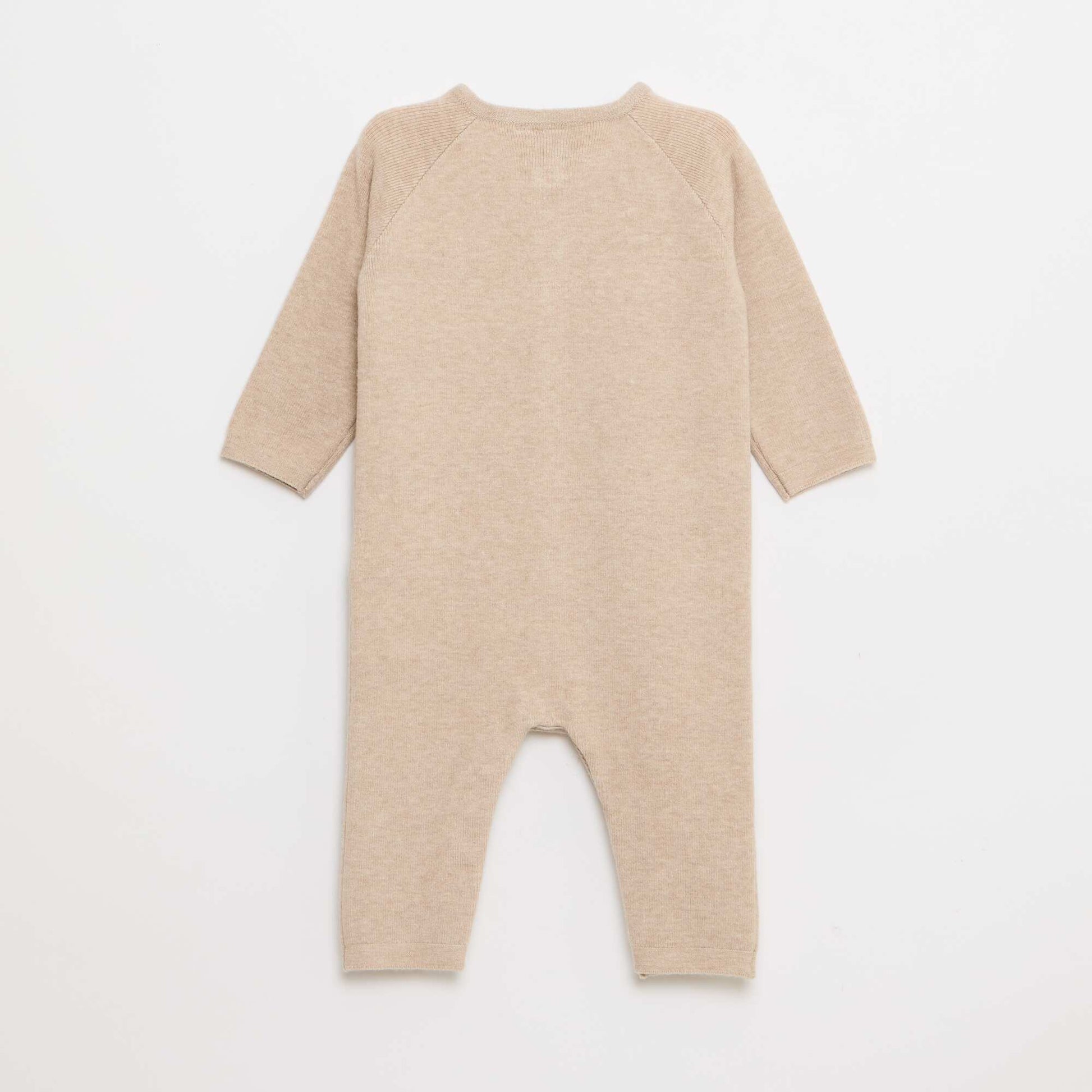 Combinaison longue en maille tricot 'Tic & Tac' 'Disney' MARRON