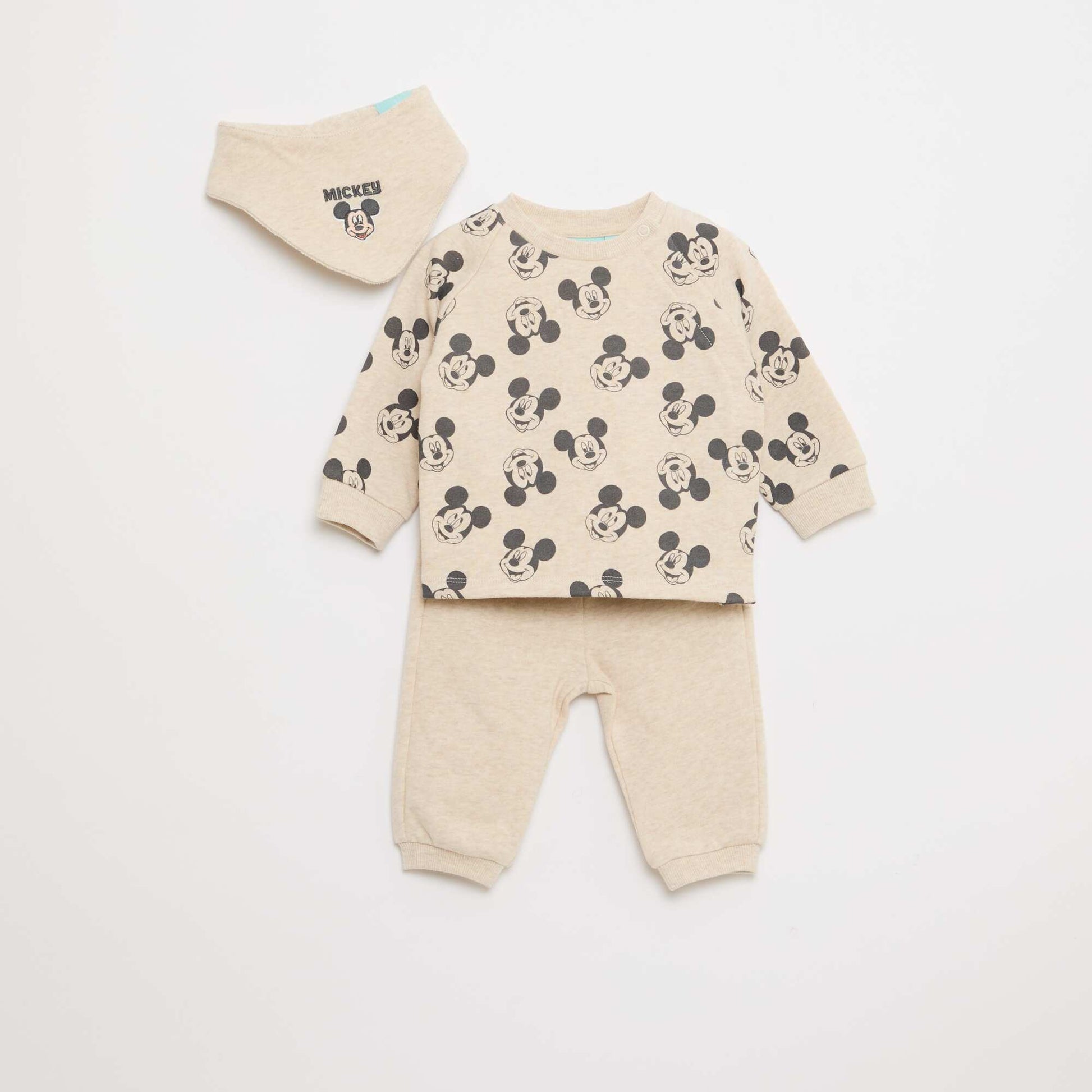Ensemble sweat - pantalon + Bandana - 2 pièces BEIGE