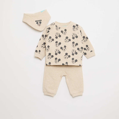 Ensemble sweat - pantalon + Bandana - 2 pièces BEIGE