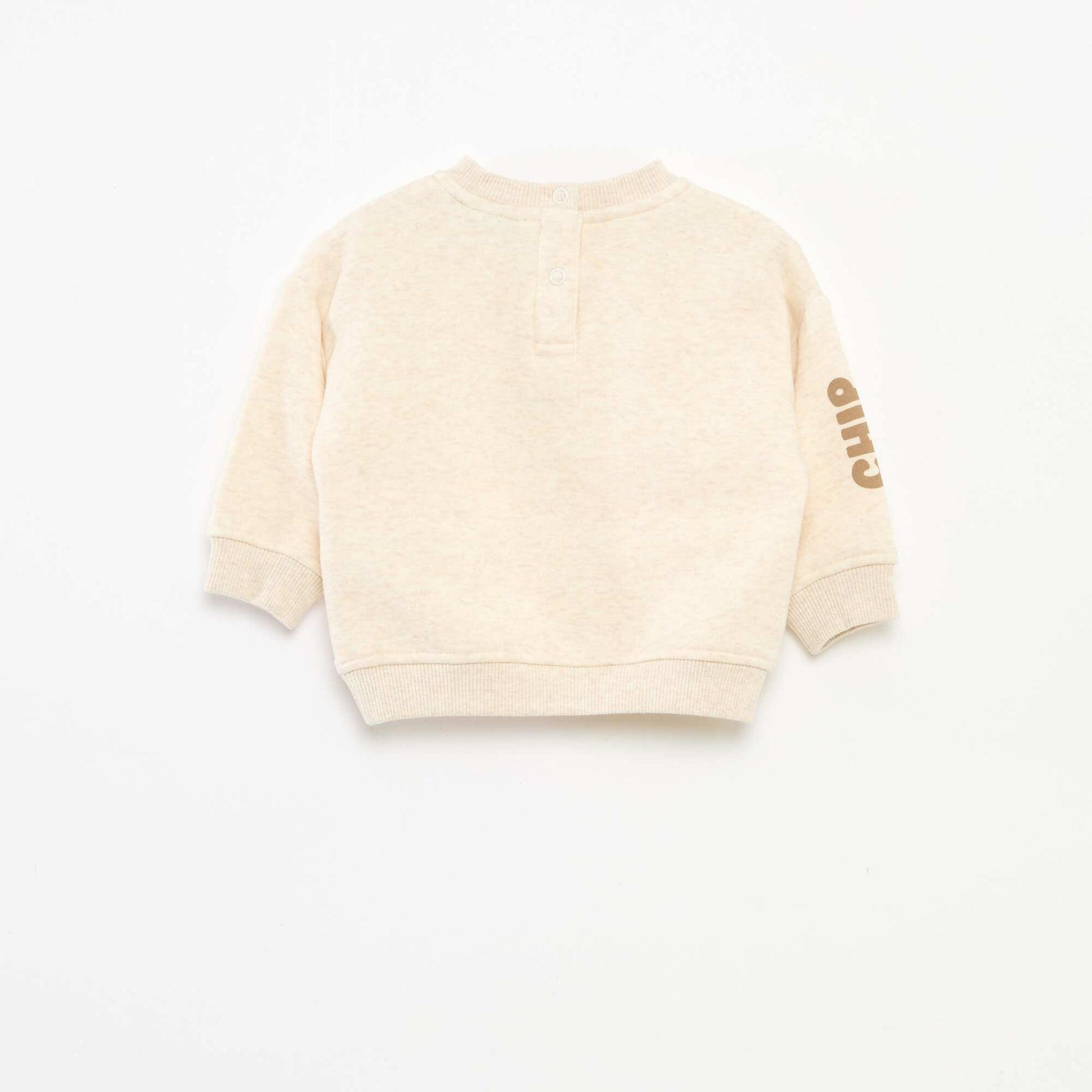 Pull col rond 'Disney' 'Tic&tac' uni BEIGE