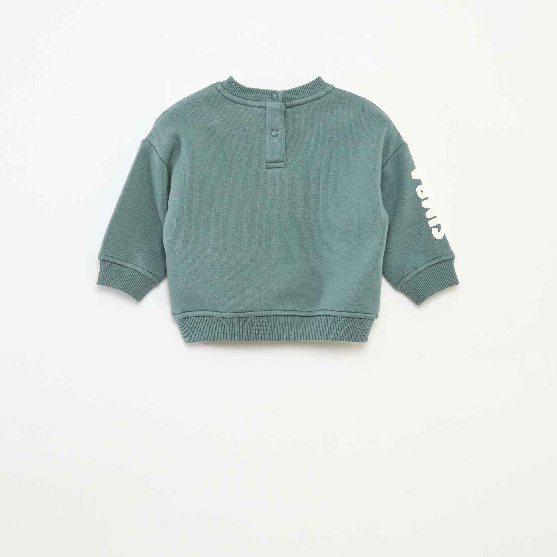 Pull col rond 'Disney' 'Roi lion' uni VERT