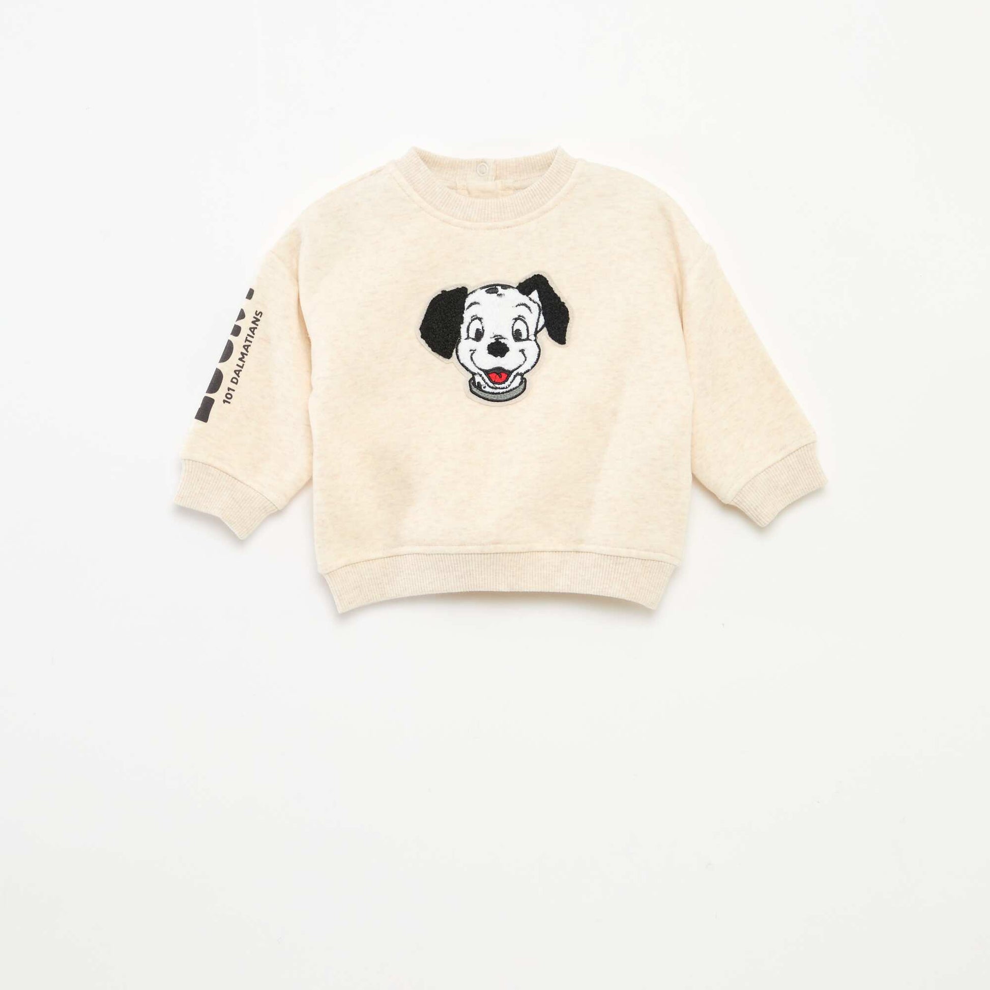 Pull col rond 'Disney' 'Dalmatien' uni BEIGE