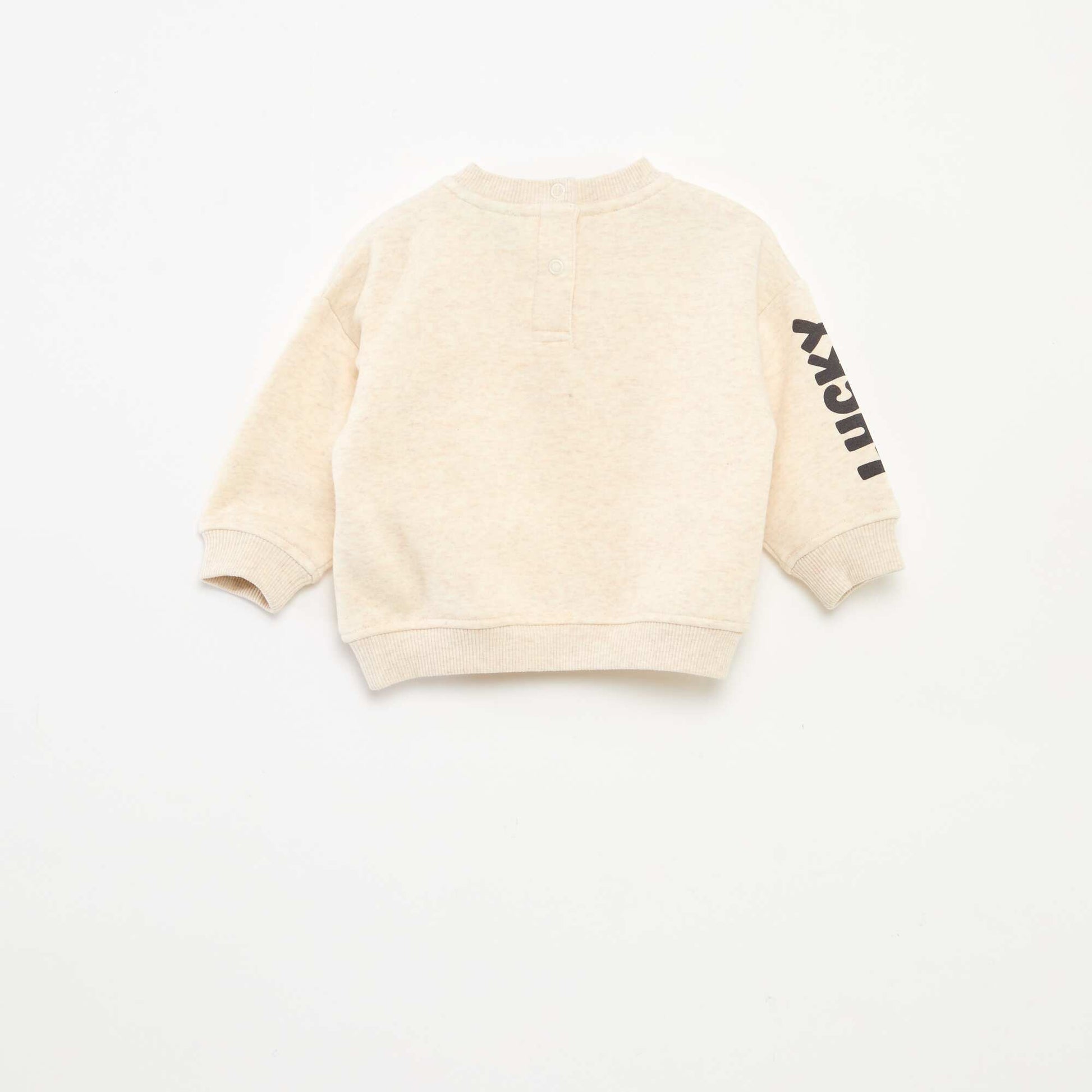 Pull col rond 'Disney' 'Dalmatien' uni BEIGE