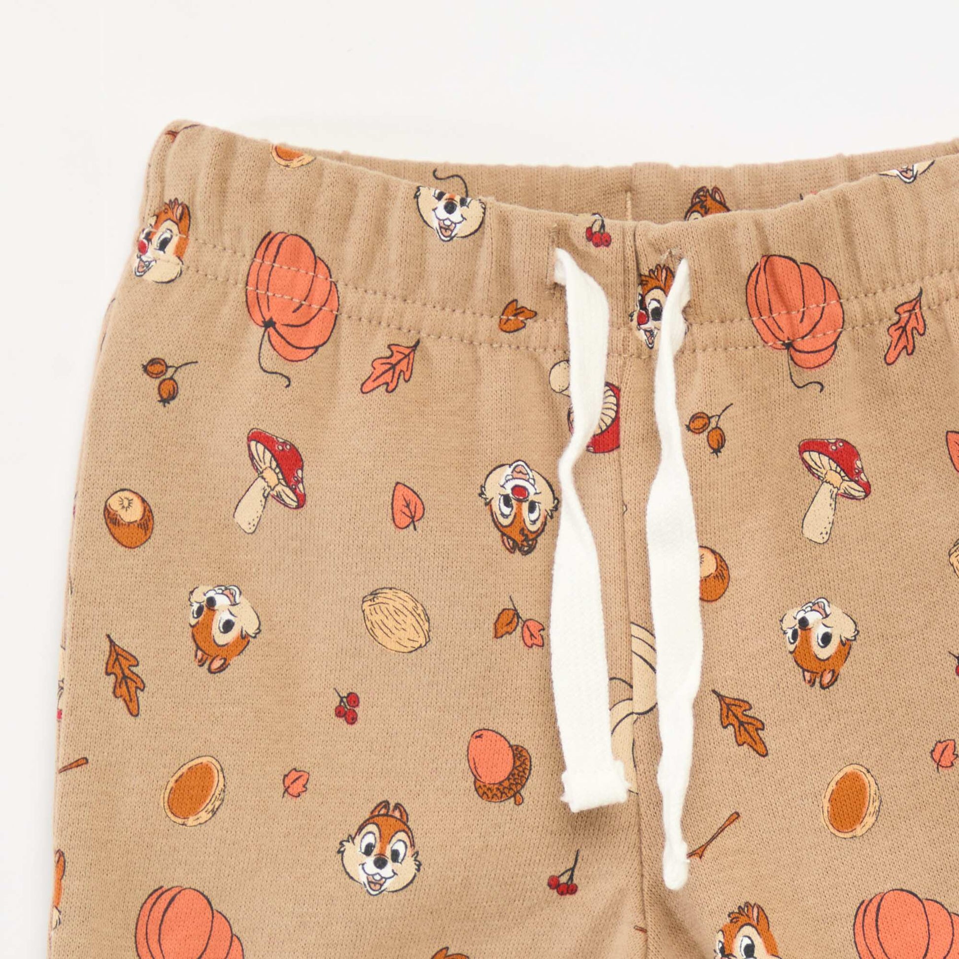 Ensemble de pyjama 'Disney' 'Tic&tac' veste + T-shirt + jogging BEIGE