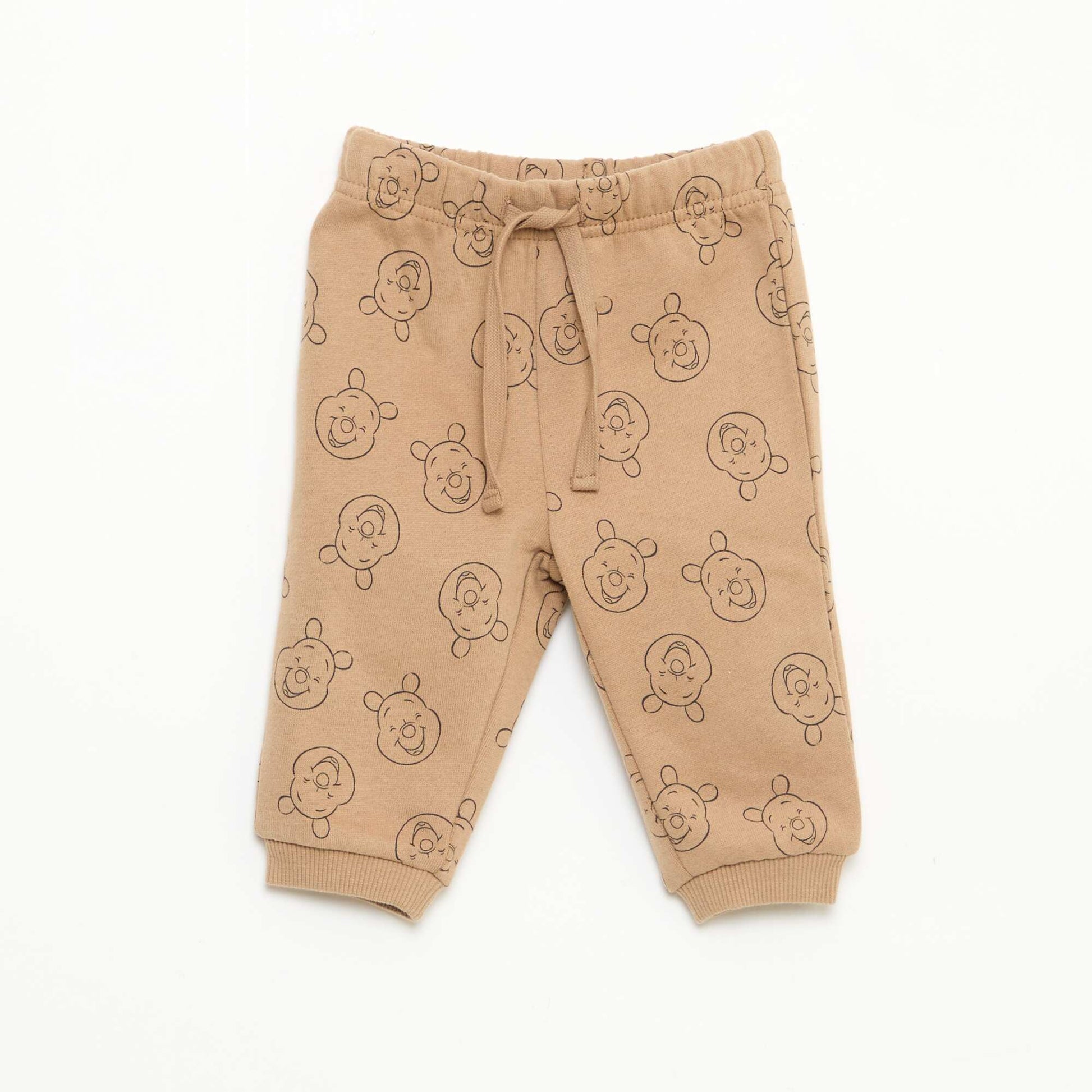Ensemble sweat + pantalon 'Disney' 'Winnie' en coton BEIGE