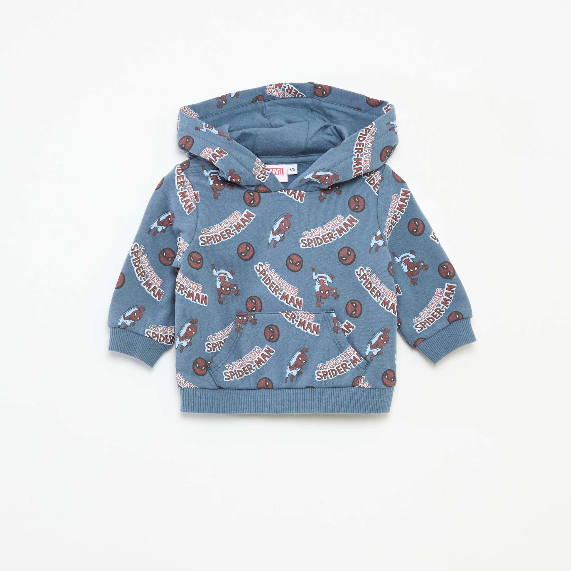 Sweat à capuche 'Marvel' ' Spiderman en coton BLEU