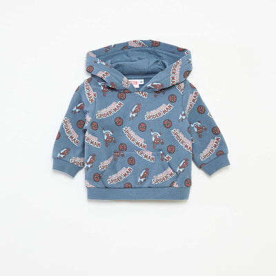 Sweat à capuche 'Marvel' ' Spiderman en coton BLEU