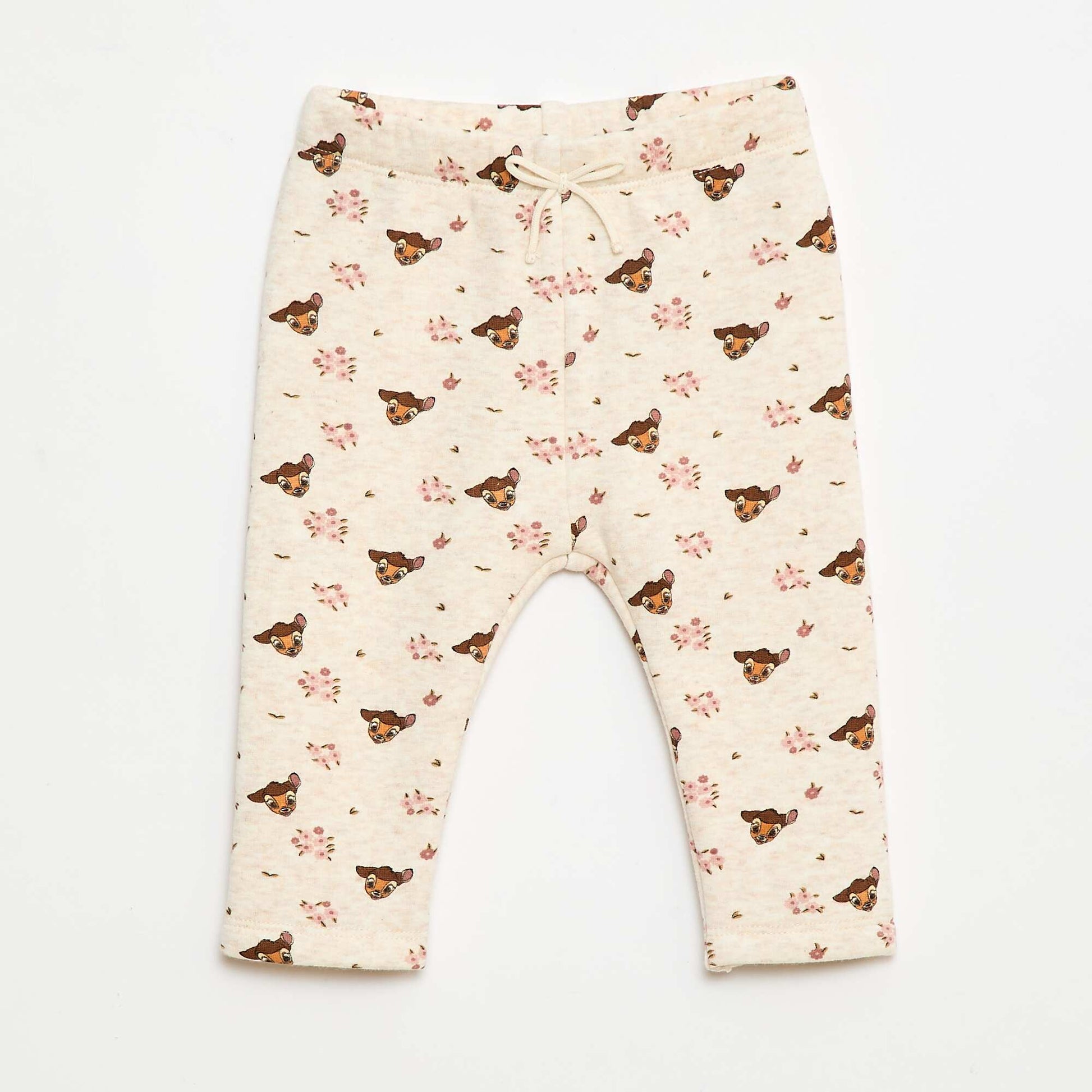 Legging à motif all-over 'Disney' en velvet BEIGE