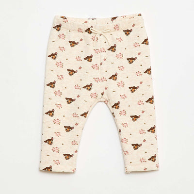 Legging à motif all-over 'Disney' en velvet BEIGE