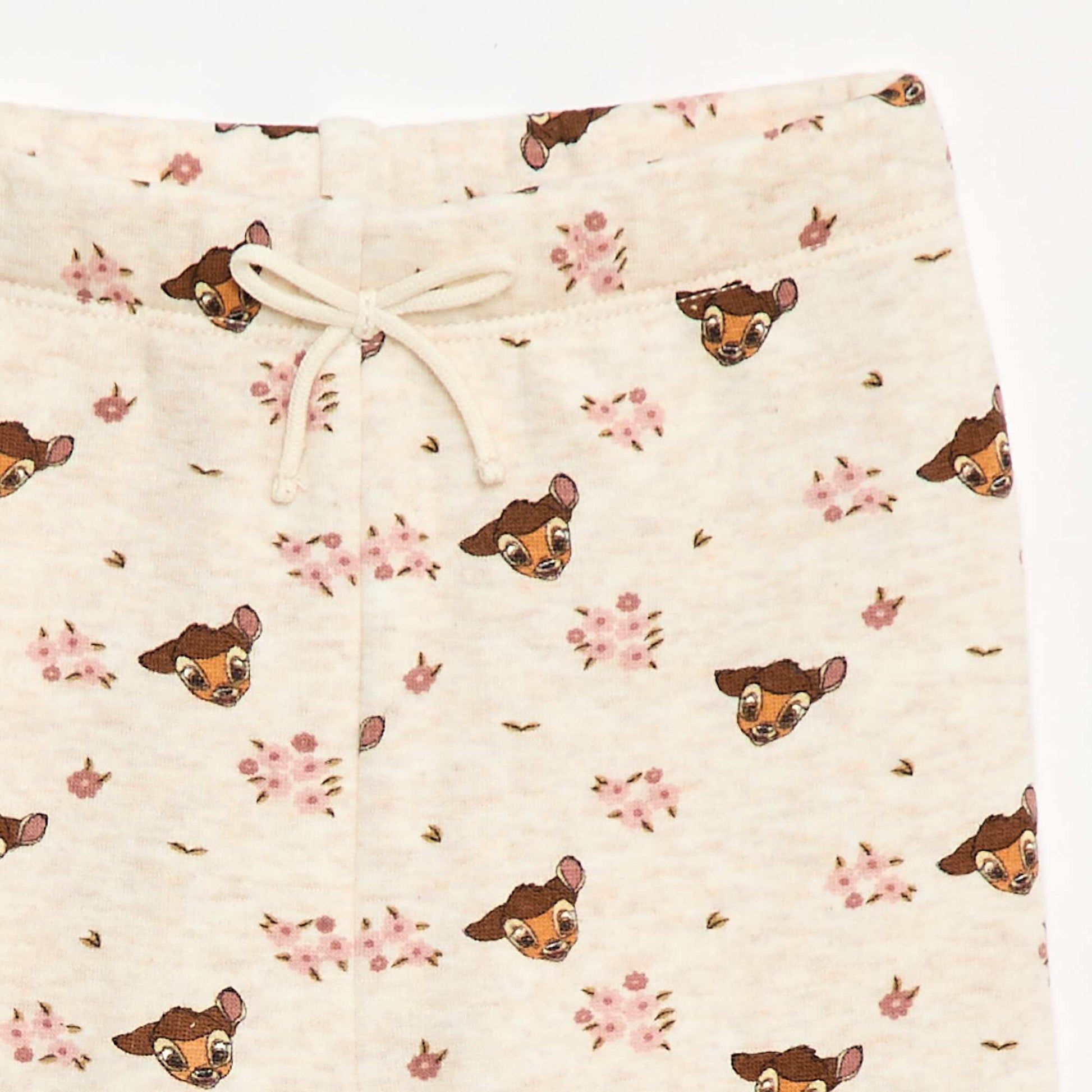 Legging à motif all-over 'Disney' en velvet BEIGE