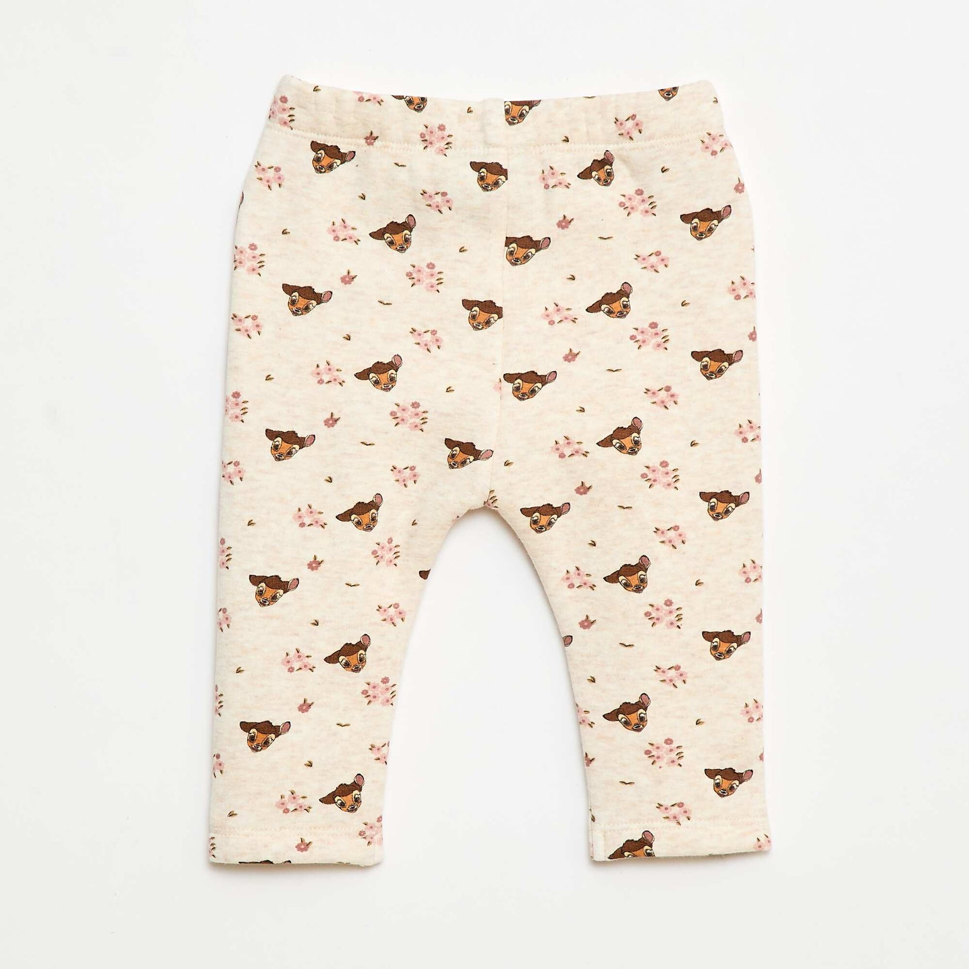 Legging à motif all-over 'Disney' en velvet BEIGE