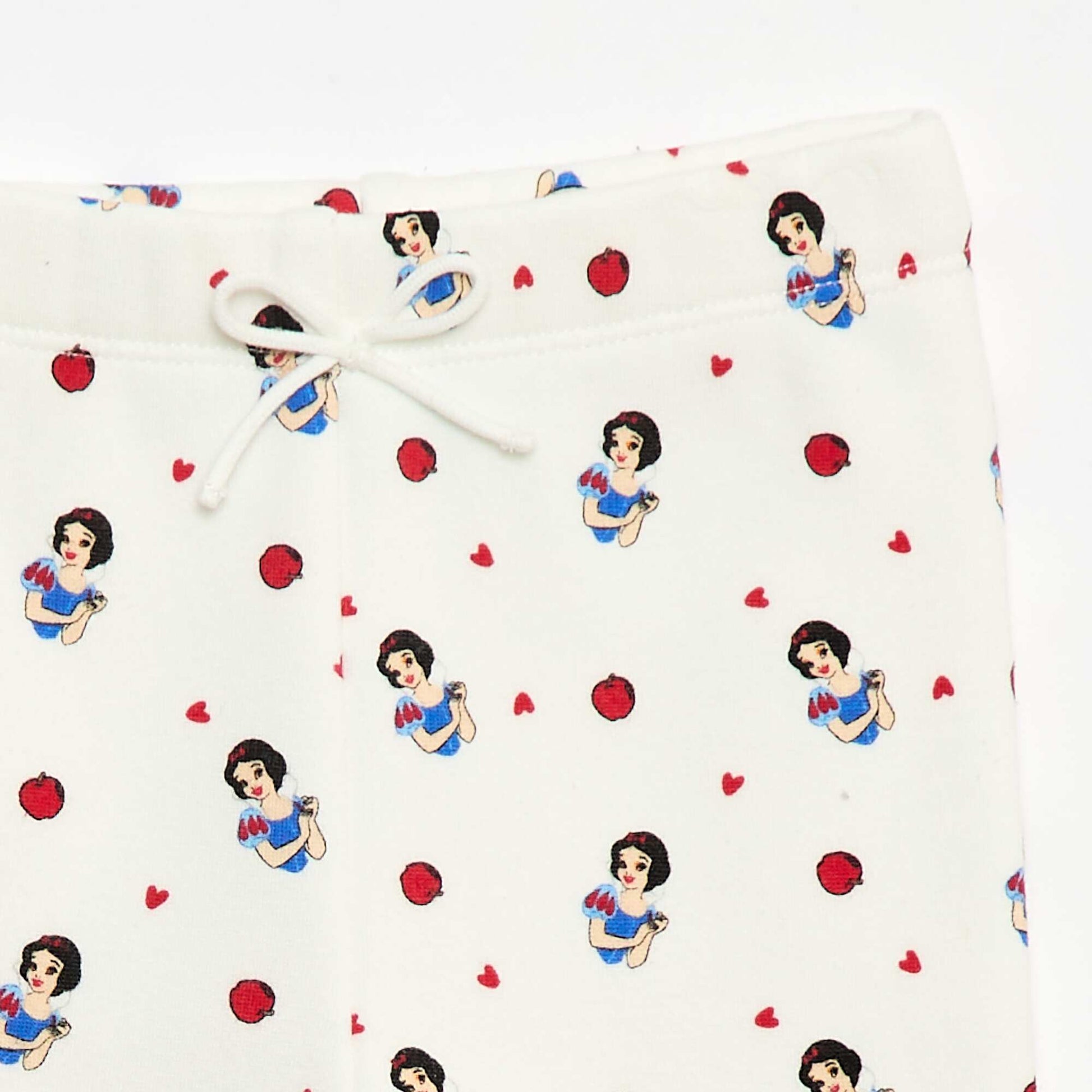 Legging à motif all-over 'Disney' en velvet BLANC