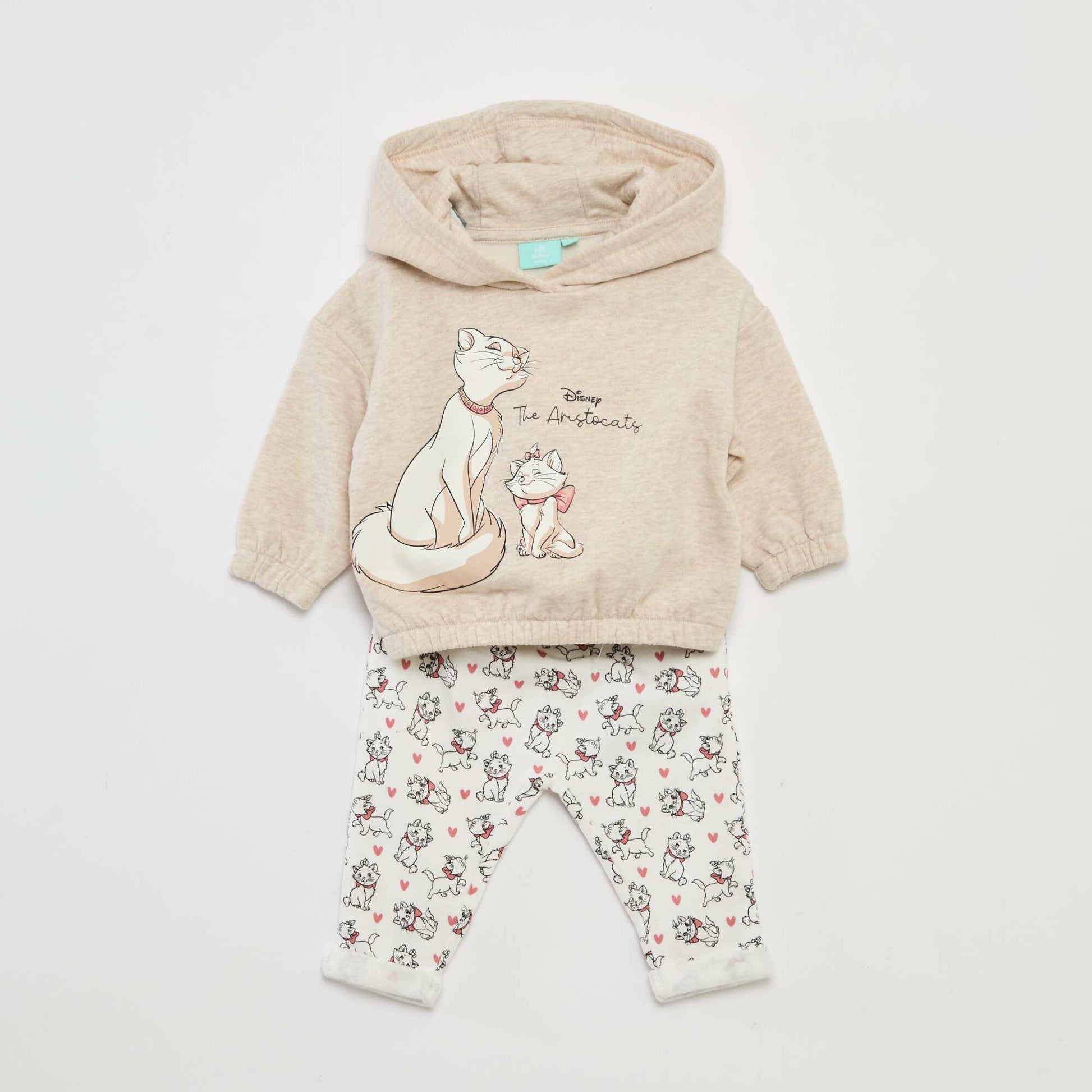 Ensemble sweat + legging 'Disney' 'Marie' BEIGE