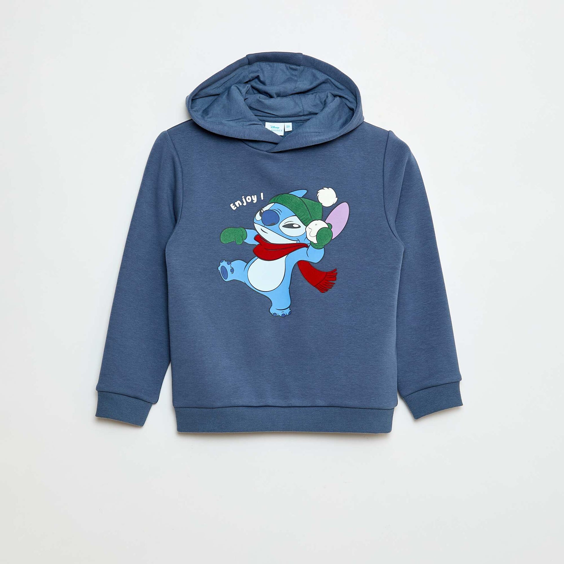 Sweat à capuche 'Stitch' de 'Disney' BLEU