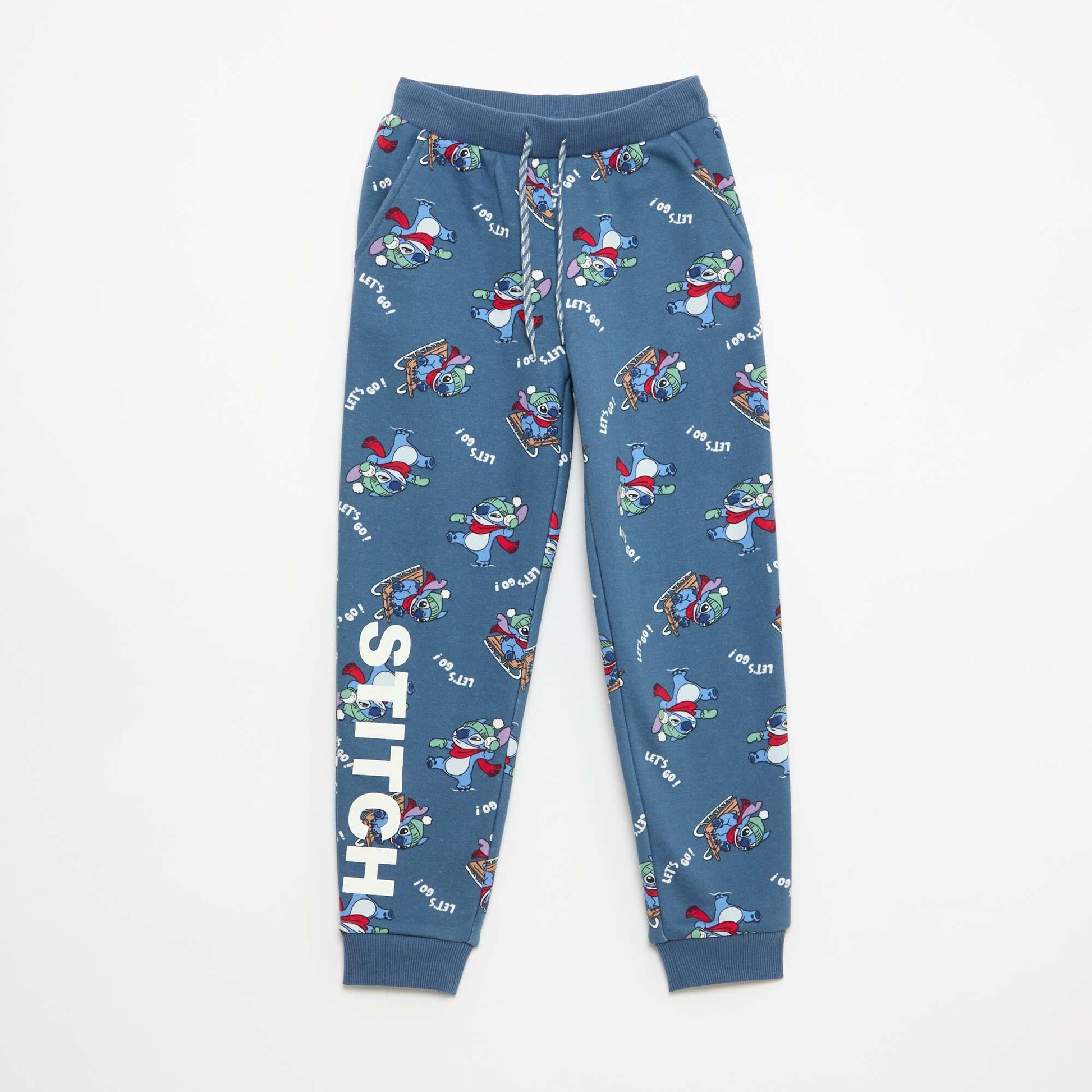 Pantalon de jogging 'Stitch' 'Disney' BLEU