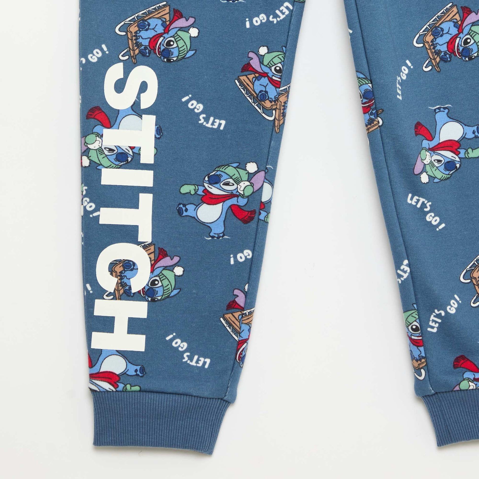 Pantalon de jogging 'Stitch' 'Disney' BLEU