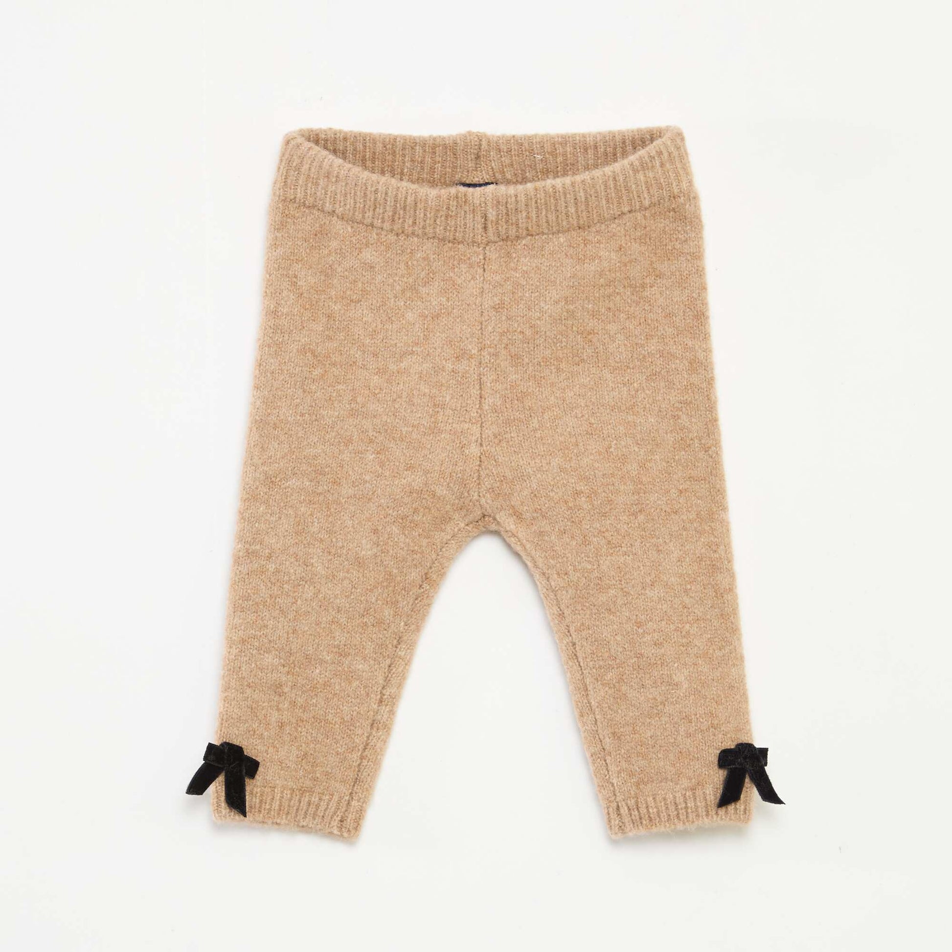 Legging en maille tricot BEIGE
