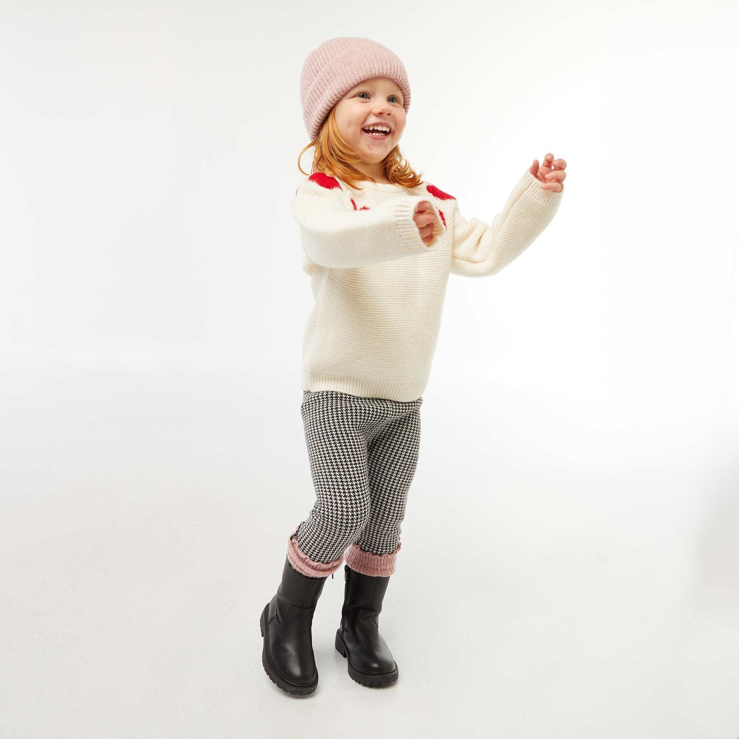 Legging en maille compact PIED DE POULE