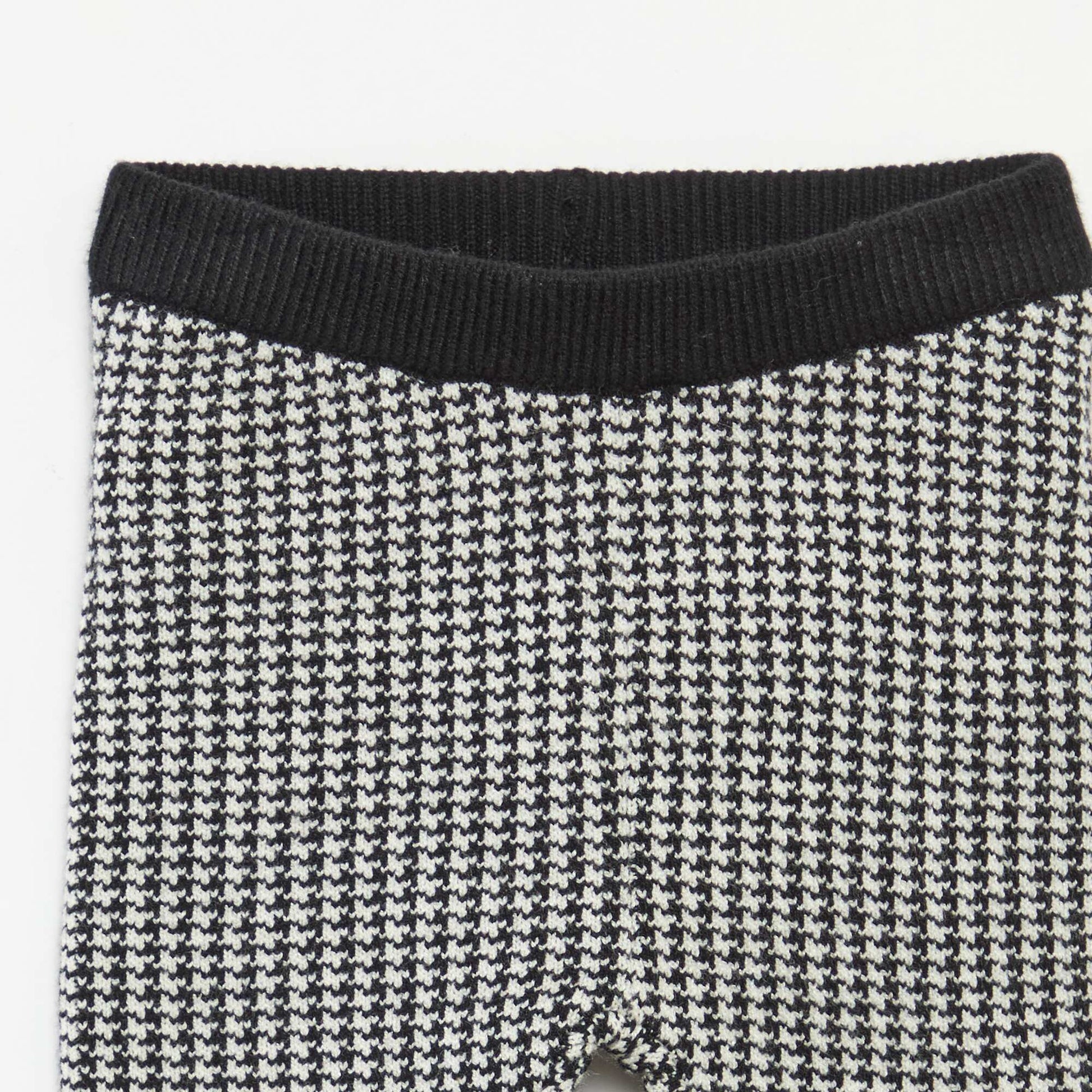 Legging en maille compact PIED DE POULE