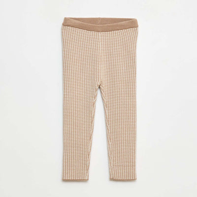 Legging en maille compact BEIGE