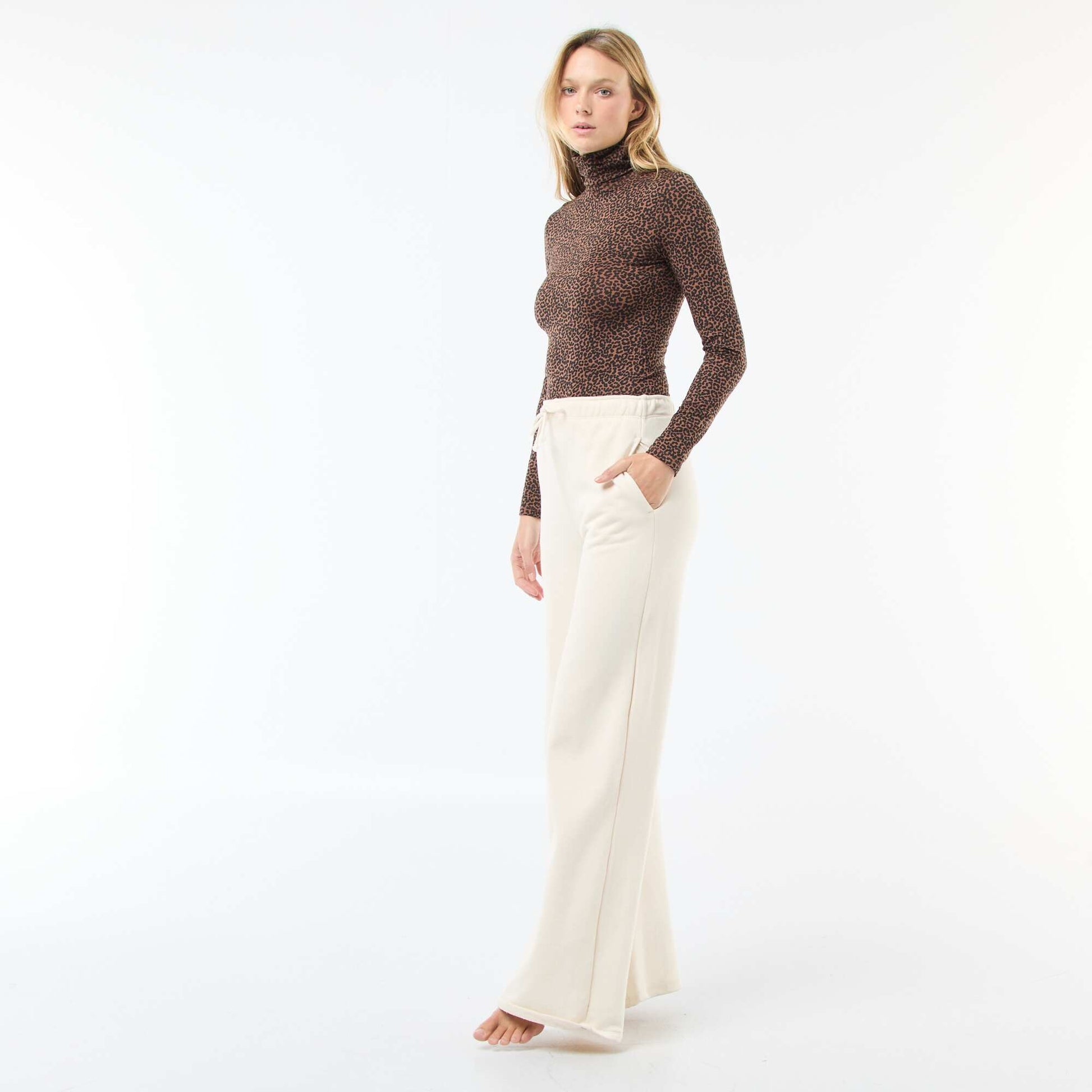 Sous-pull thermique effet seconde peau MARRON