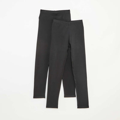 Lot de 2 leggings thermo NOIR