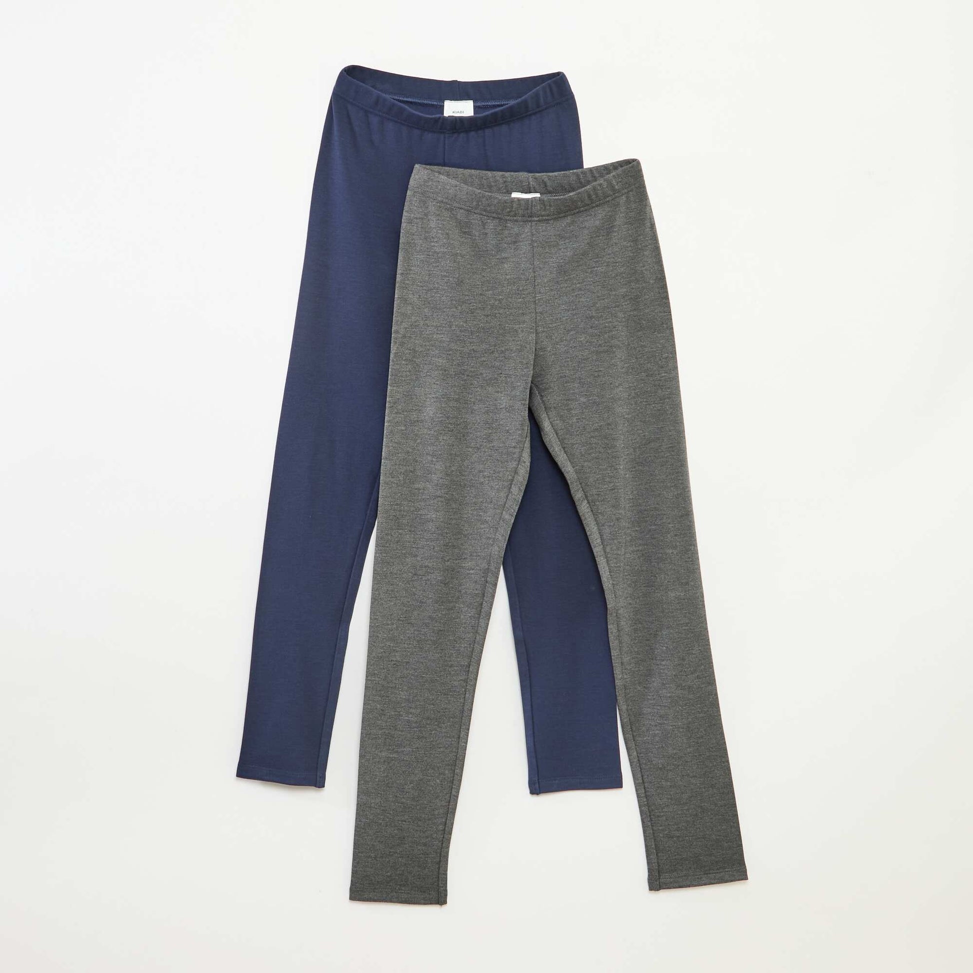 Lot de 2 leggings thermo BLEU