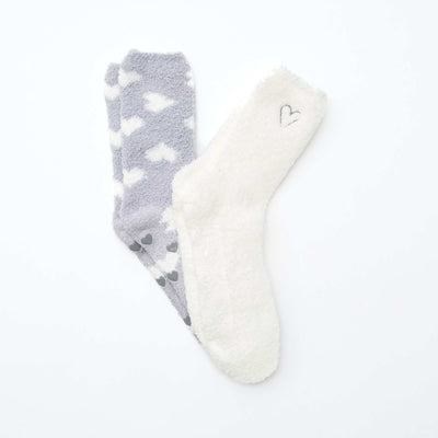Lot de 2 paires de chaussettes chaudes GRIS