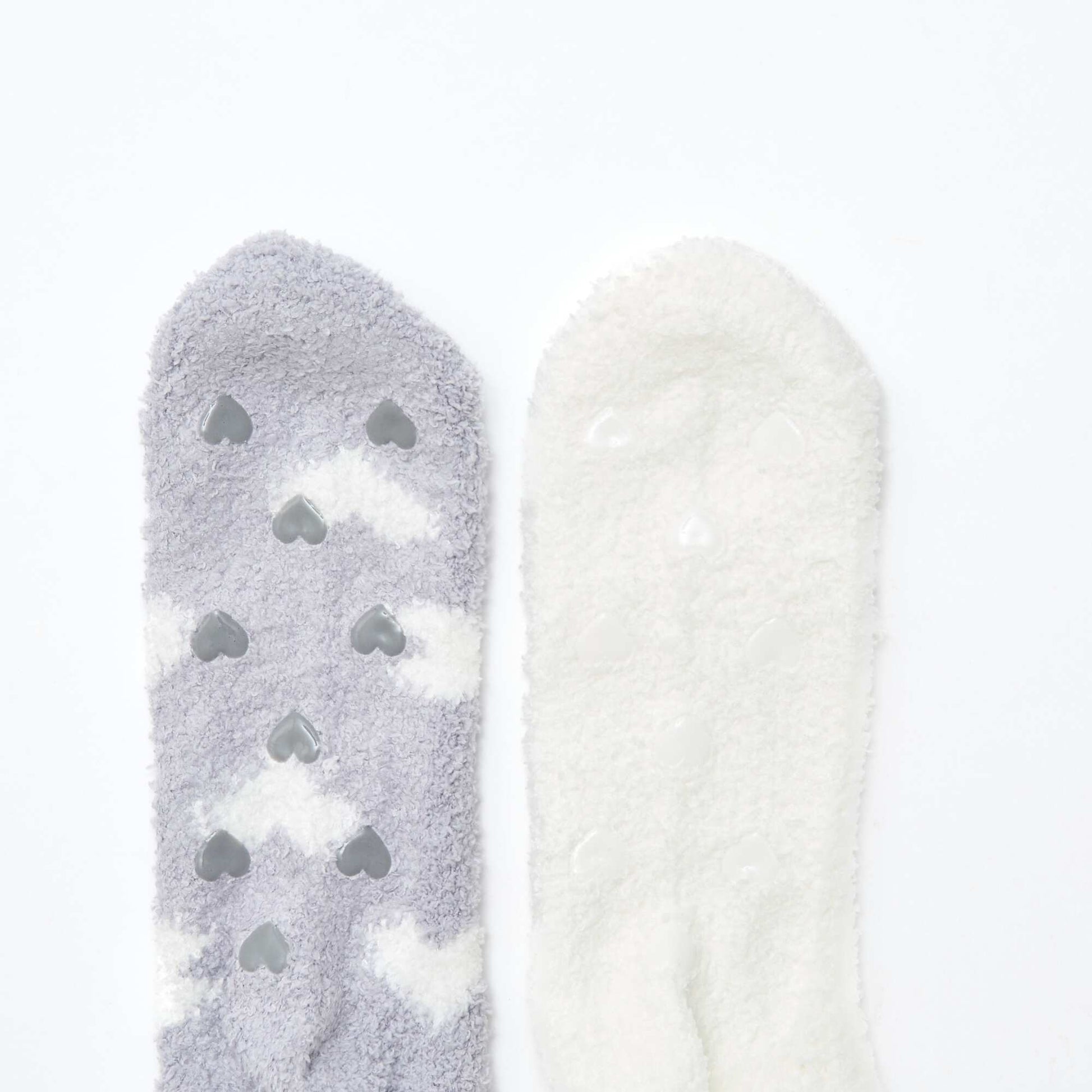 Lot de 2 paires de chaussettes chaudes GRIS