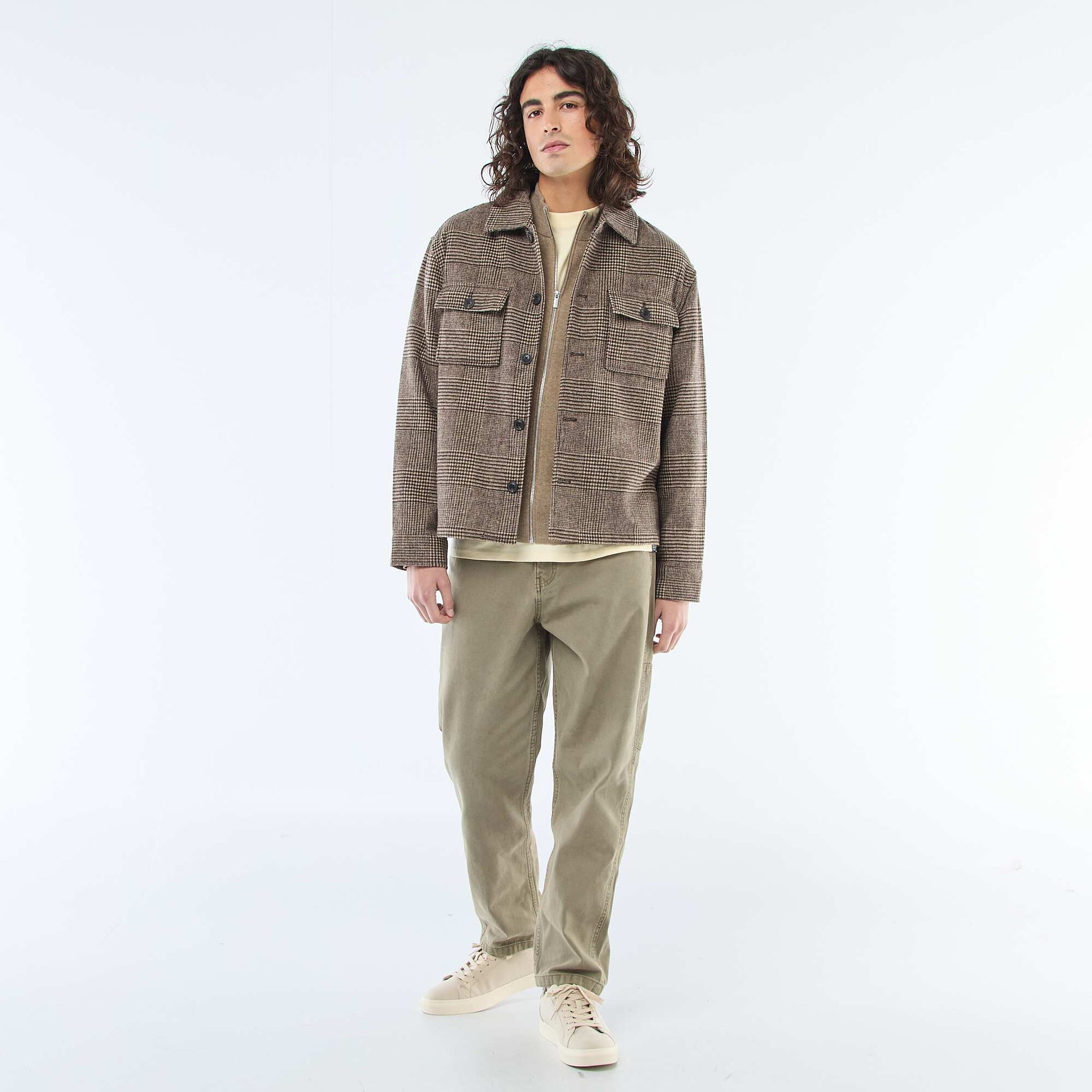 Pantalon style carpenter KAKI