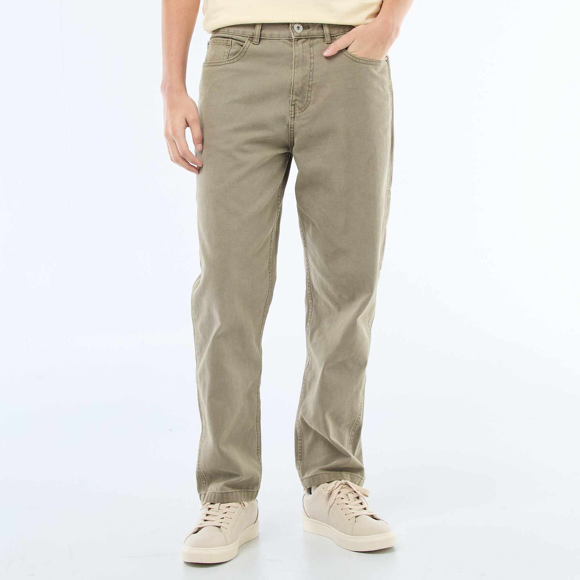 Pantalon style carpenter KAKI