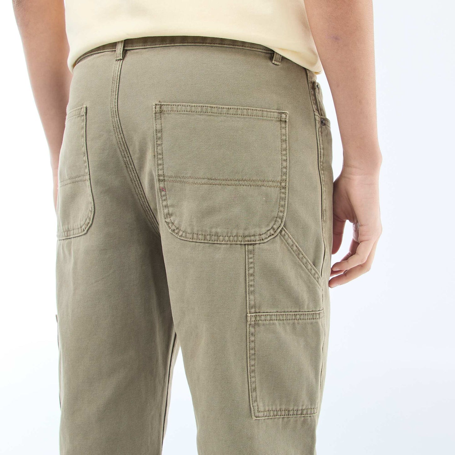 Pantalon style carpenter KAKI