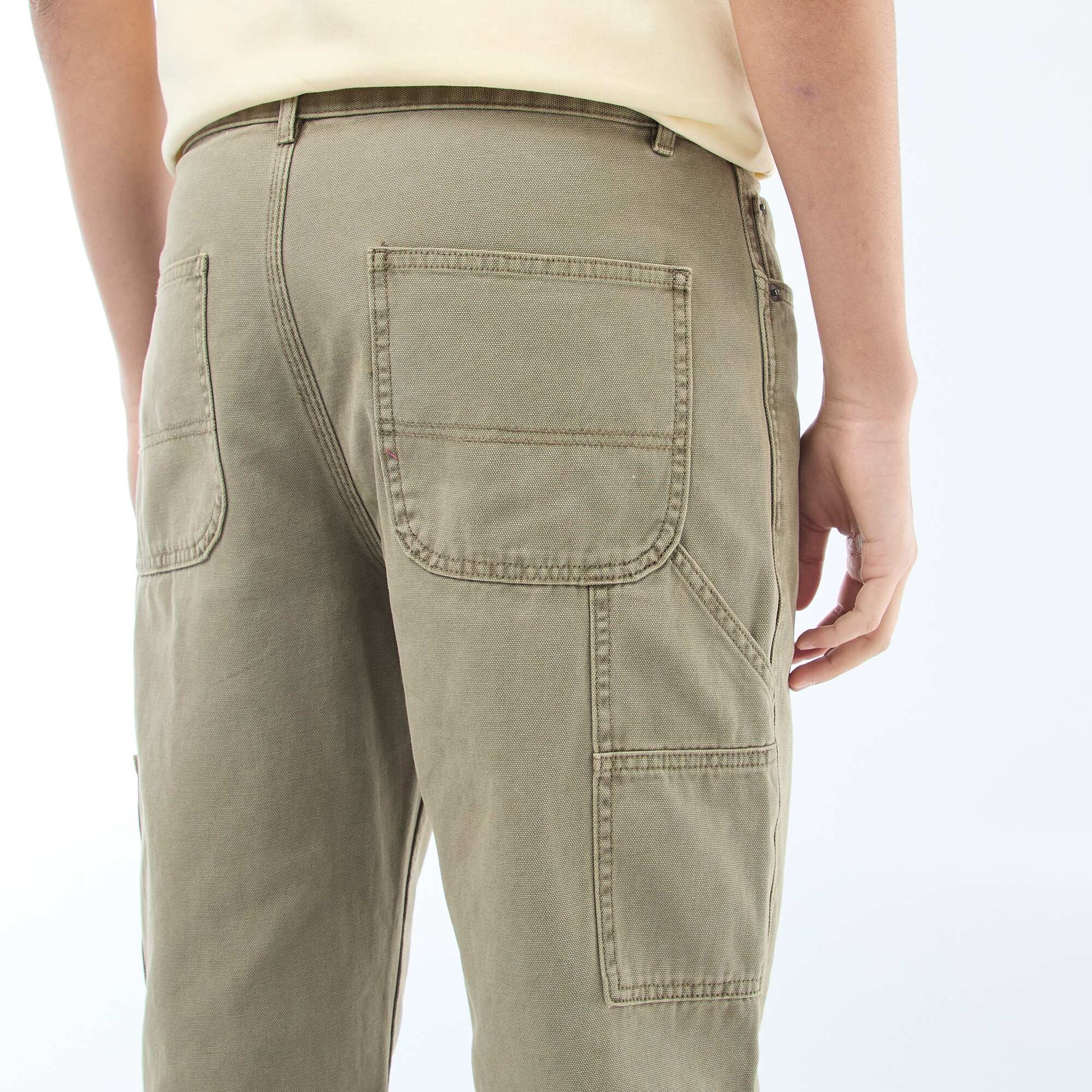 Pantalon style carpenter KAKI