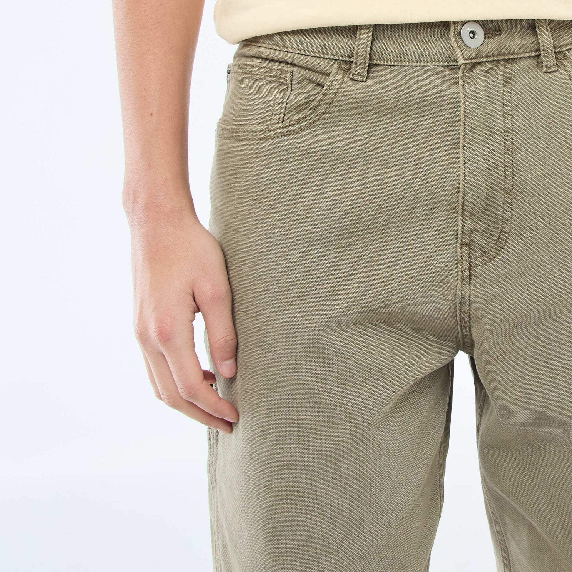 Pantalon style carpenter KAKI