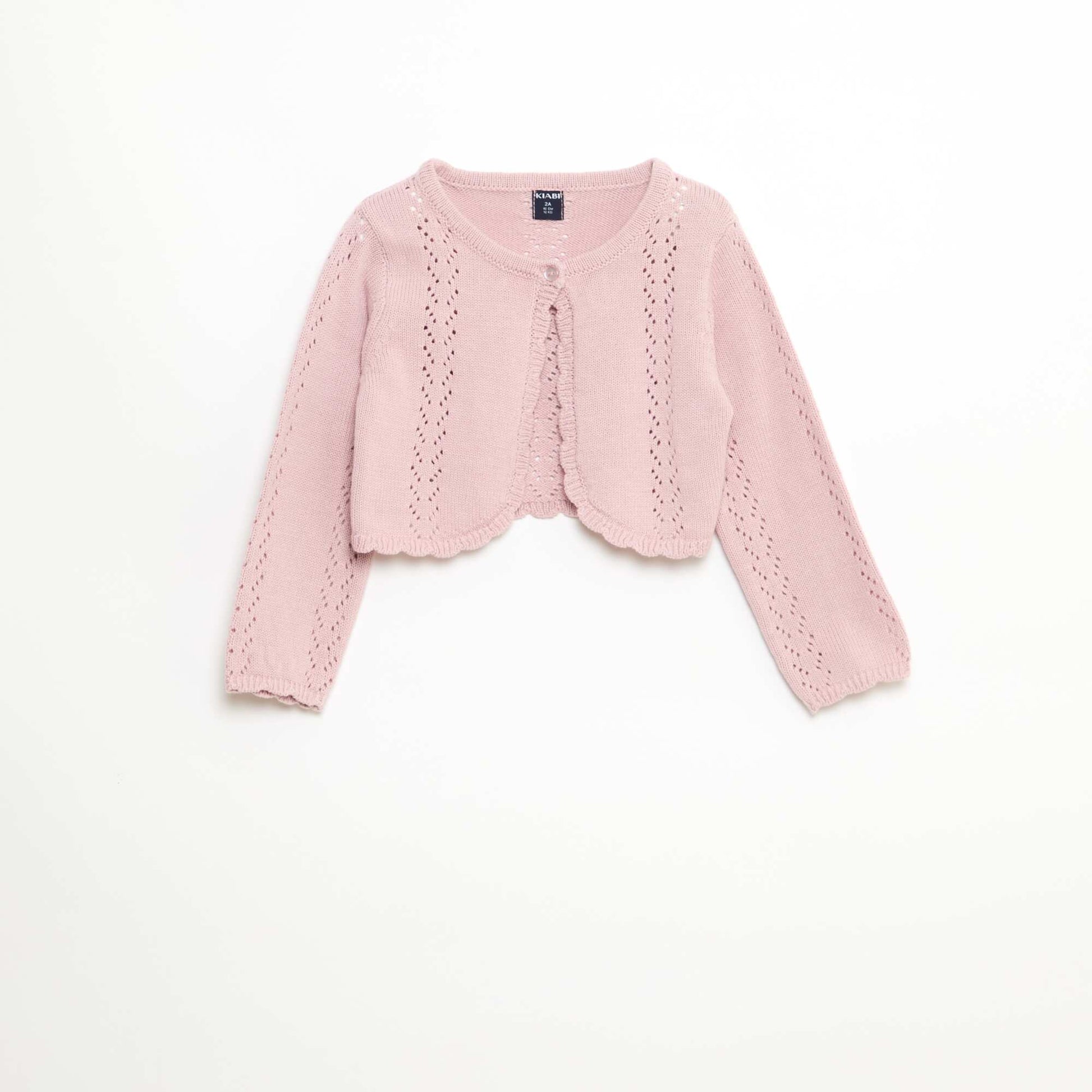 Boléro en maille ajourée ROSE