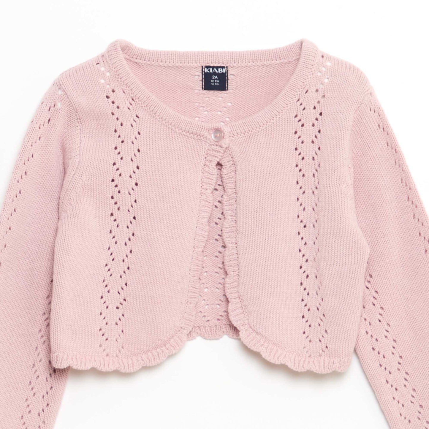 Boléro en maille ajourée ROSE