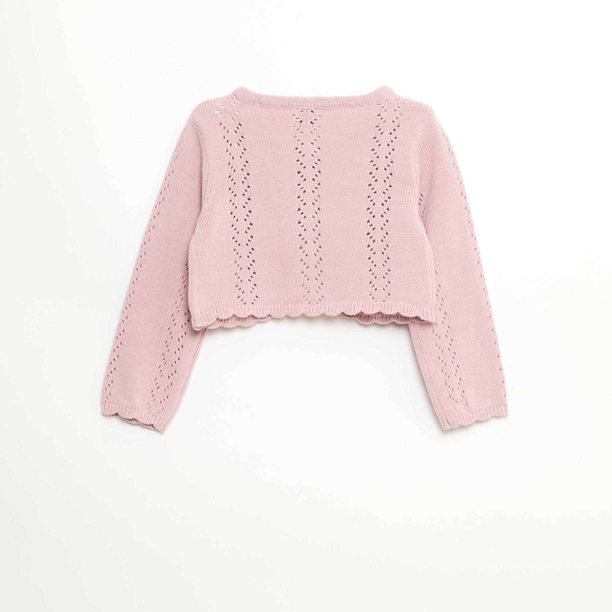 Boléro en maille ajourée ROSE