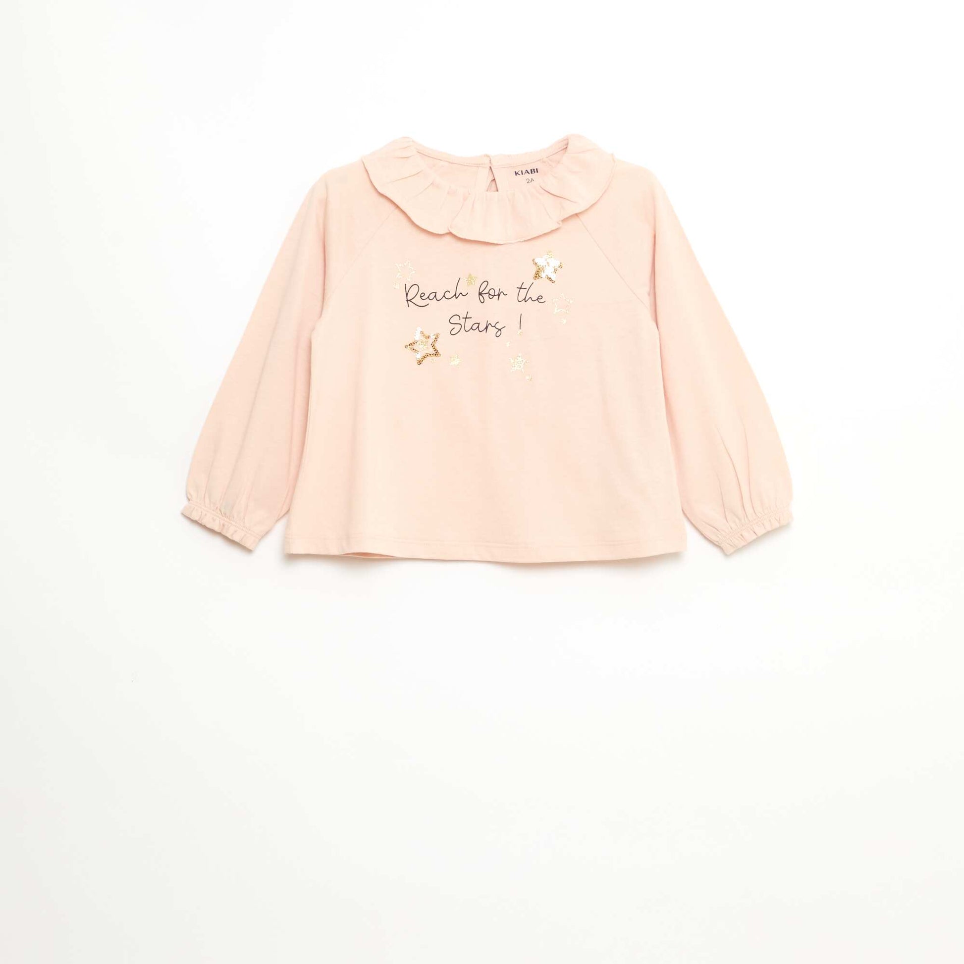 T-shirt à manches longues BEIGE