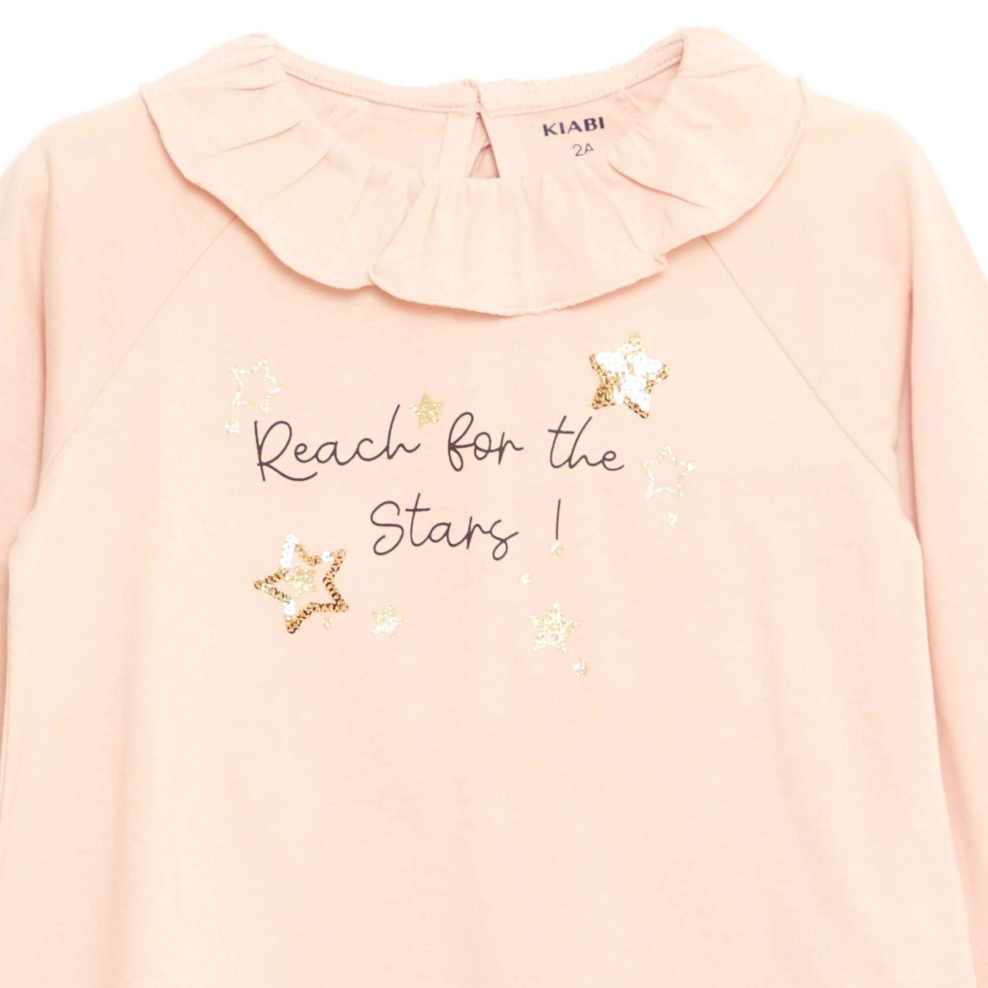 T-shirt à manches longues BEIGE