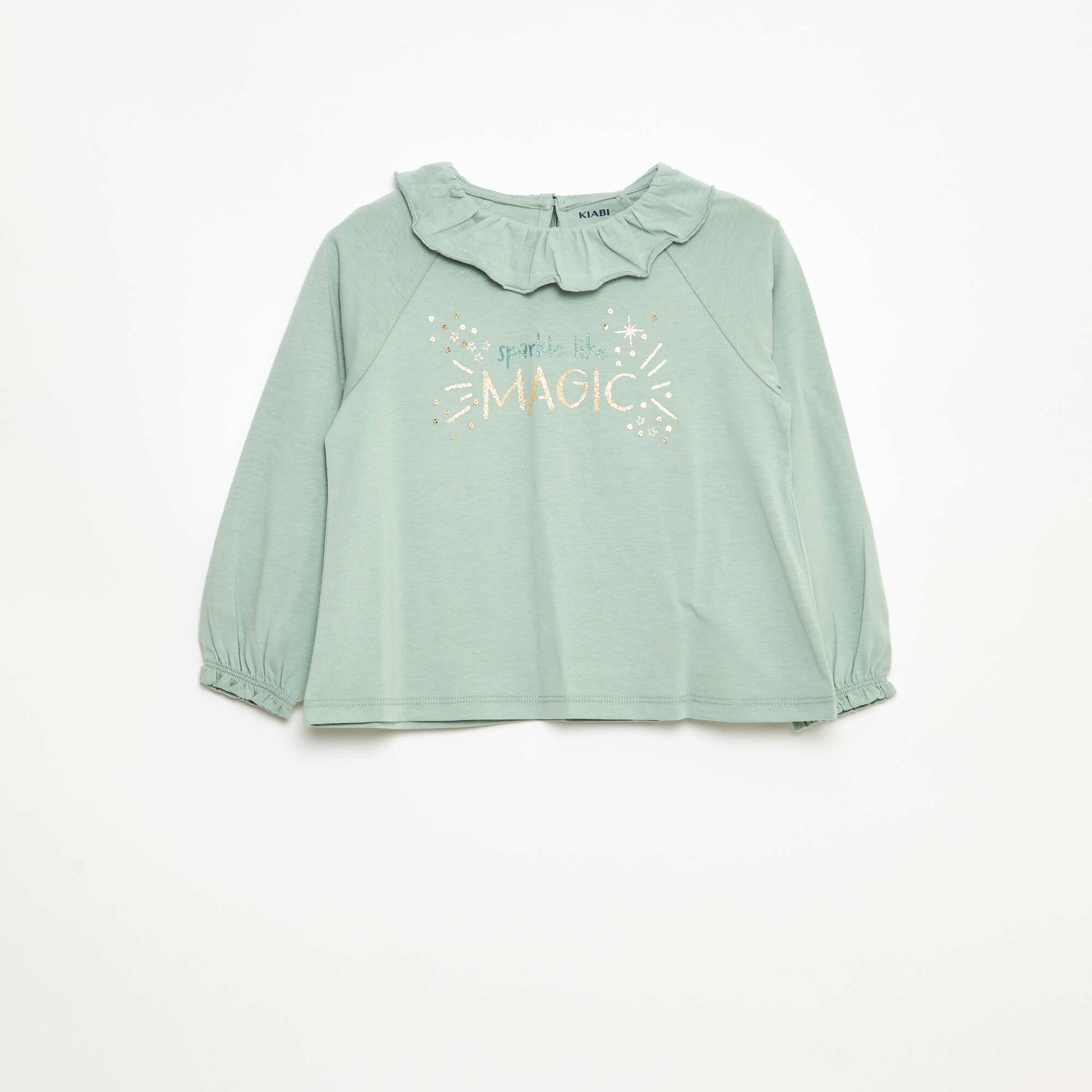 T-shirt à manches longues VERT