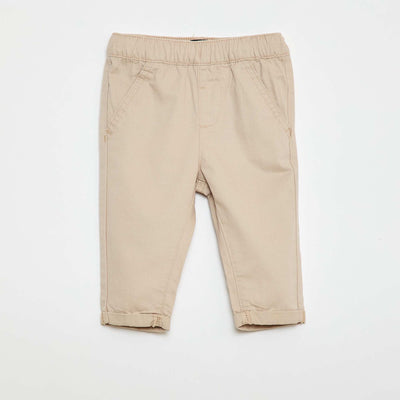 Pantalon chino BEIGE