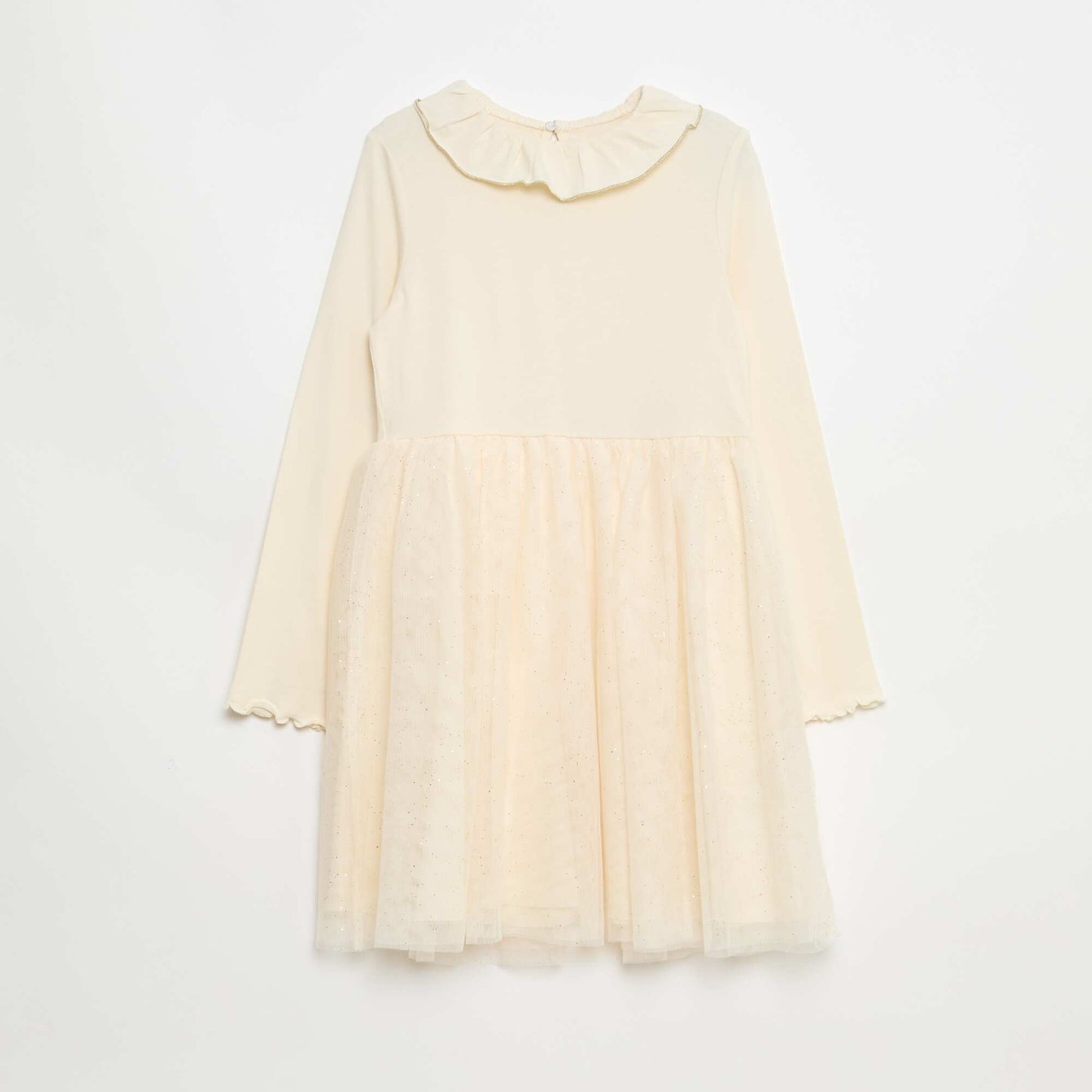 Robe en jersey coton uni BLANC